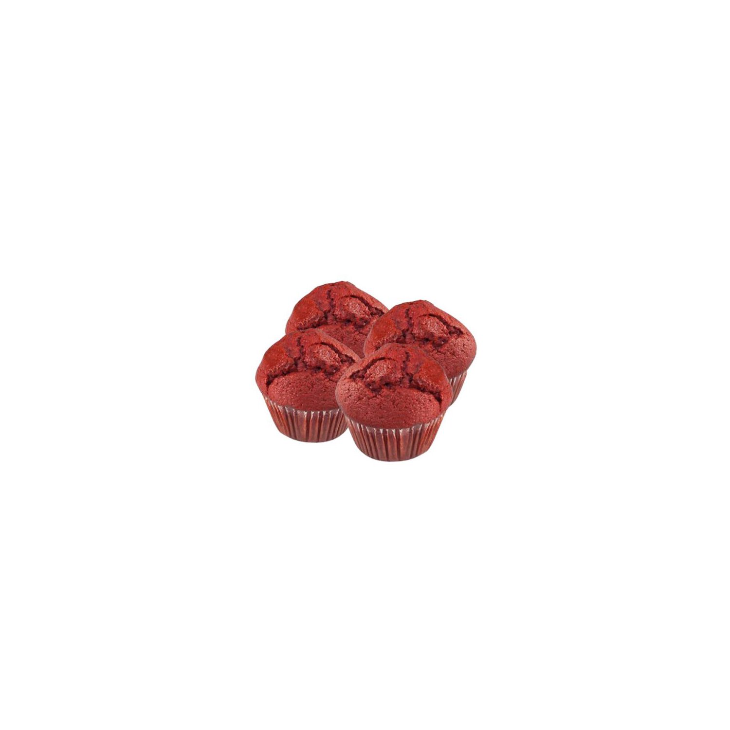 Fresh Bake Shop Puffin Muffins - Red Velvet, 4 Pack, 20 oz
