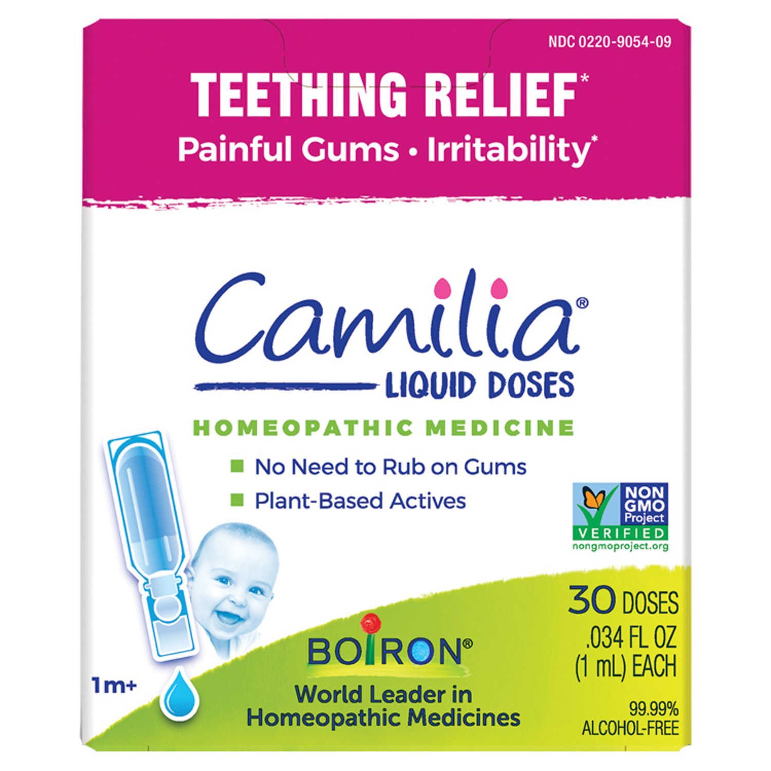 Boiron Camilia Liquid Doses Homeopathic Medicine, 1m+, 30 count, 0.034 fl oz Image 1 of 6