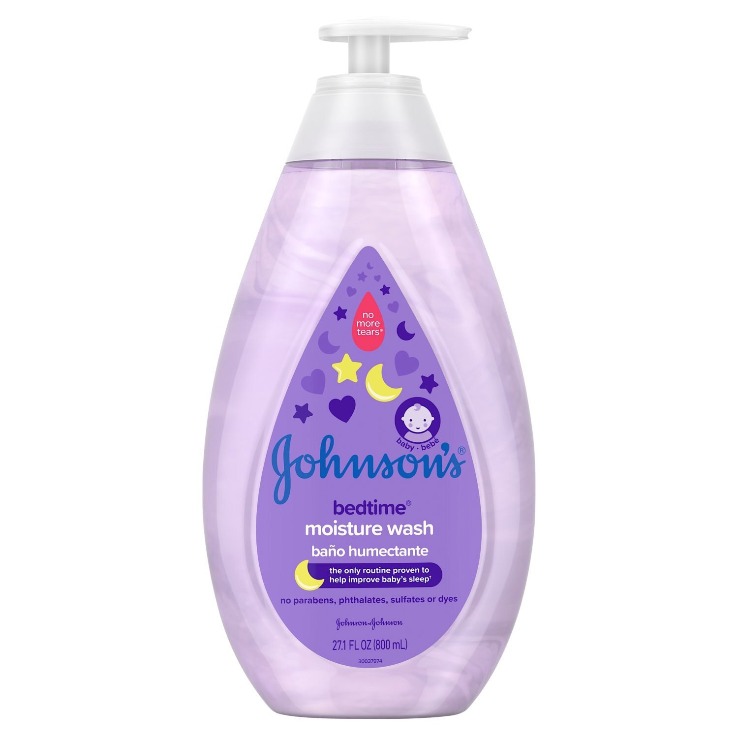Johnson's Bedtime Baby Moisture Wash, 27.1 fl oz Image 1 of 8