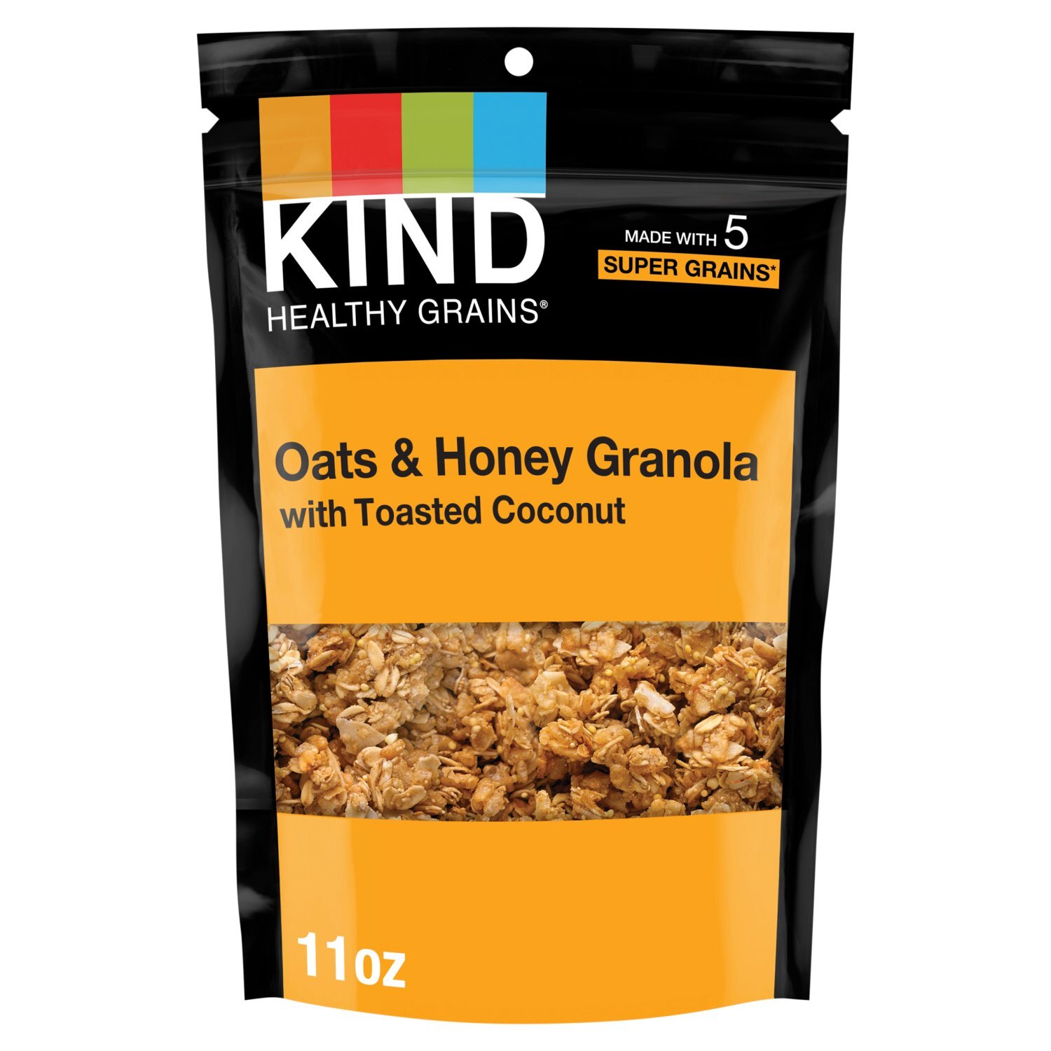 Kind Healthy Grains Oats & Honey with Toasted Coconut Granola, 11 oz Image 1 of 7