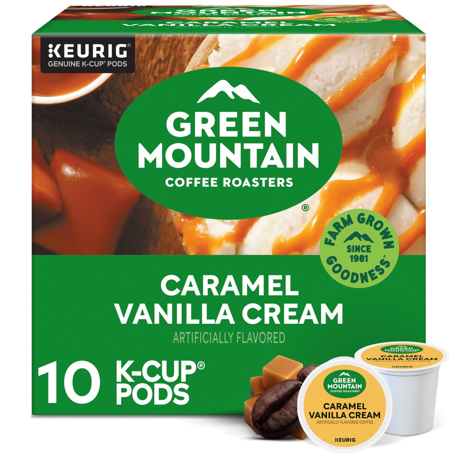 Green Mountain Coffee Roasters Caramel Vanilla Cream Coffee K-Cup