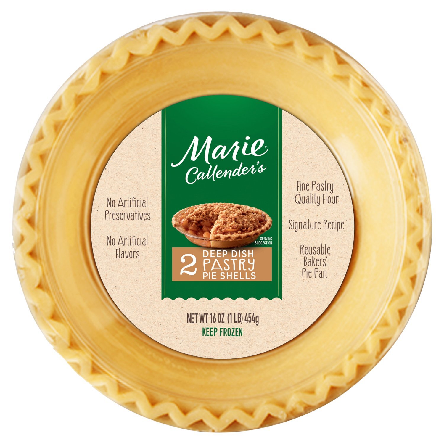 Marie Callender's Deep Dish Pastry Pie Shells, 2 count, 16 oz Image 1 of 11