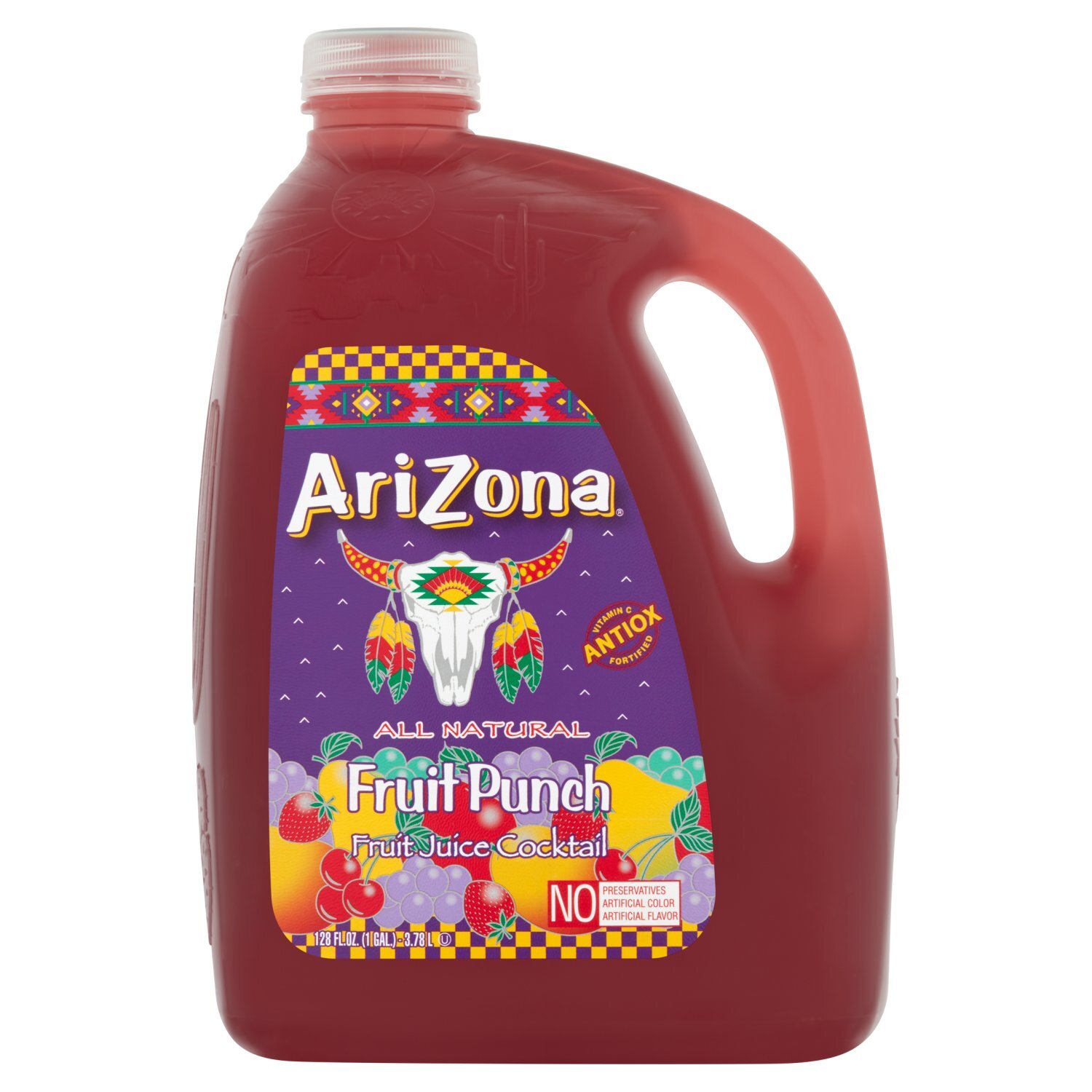 AriZona Fruit Punch Fruit Juice Cocktail, 128 fl oz - The Fresh Grocer