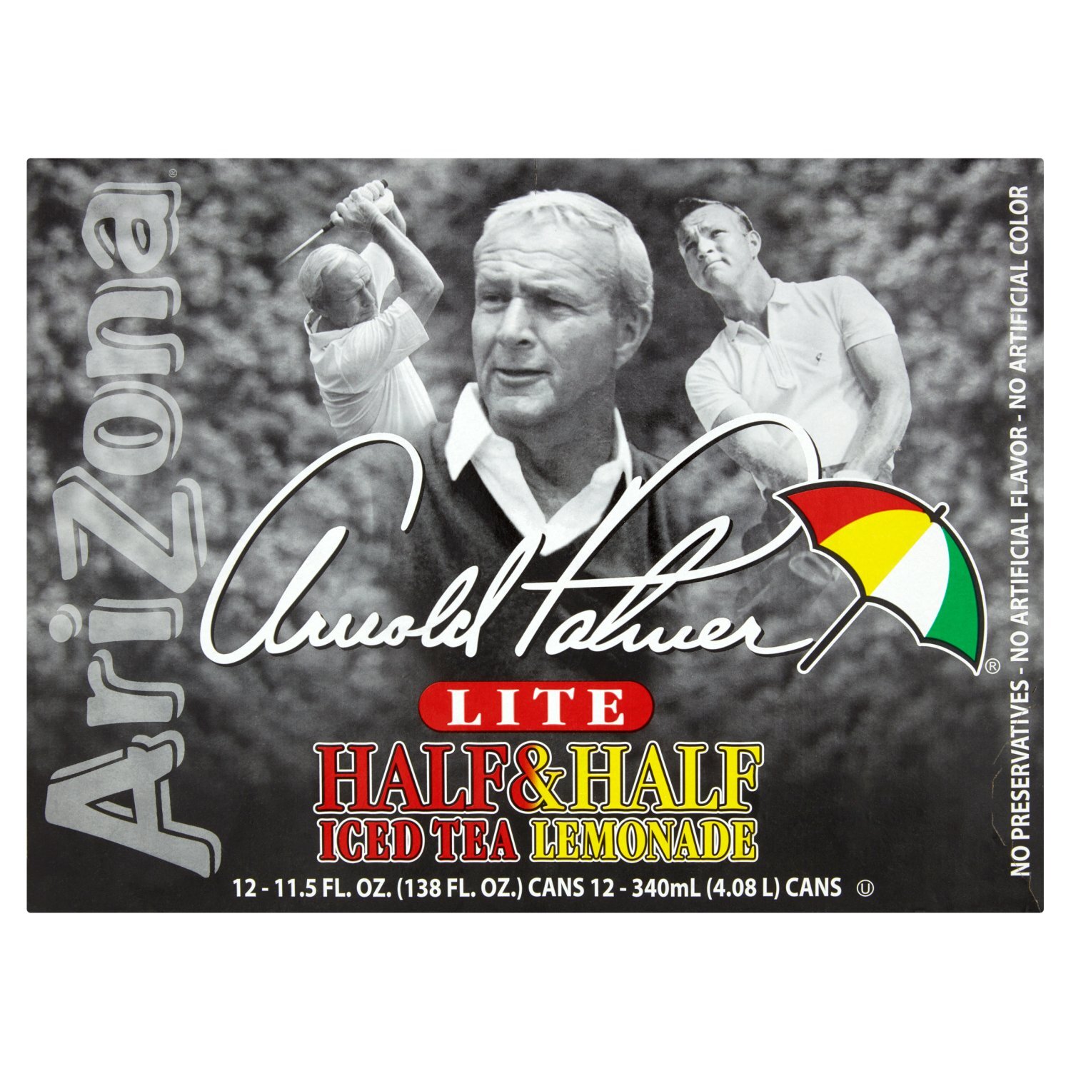 Arizona Arnold Palmer Lite Half & Half Iced Tea Lemonade, 11.5 fl