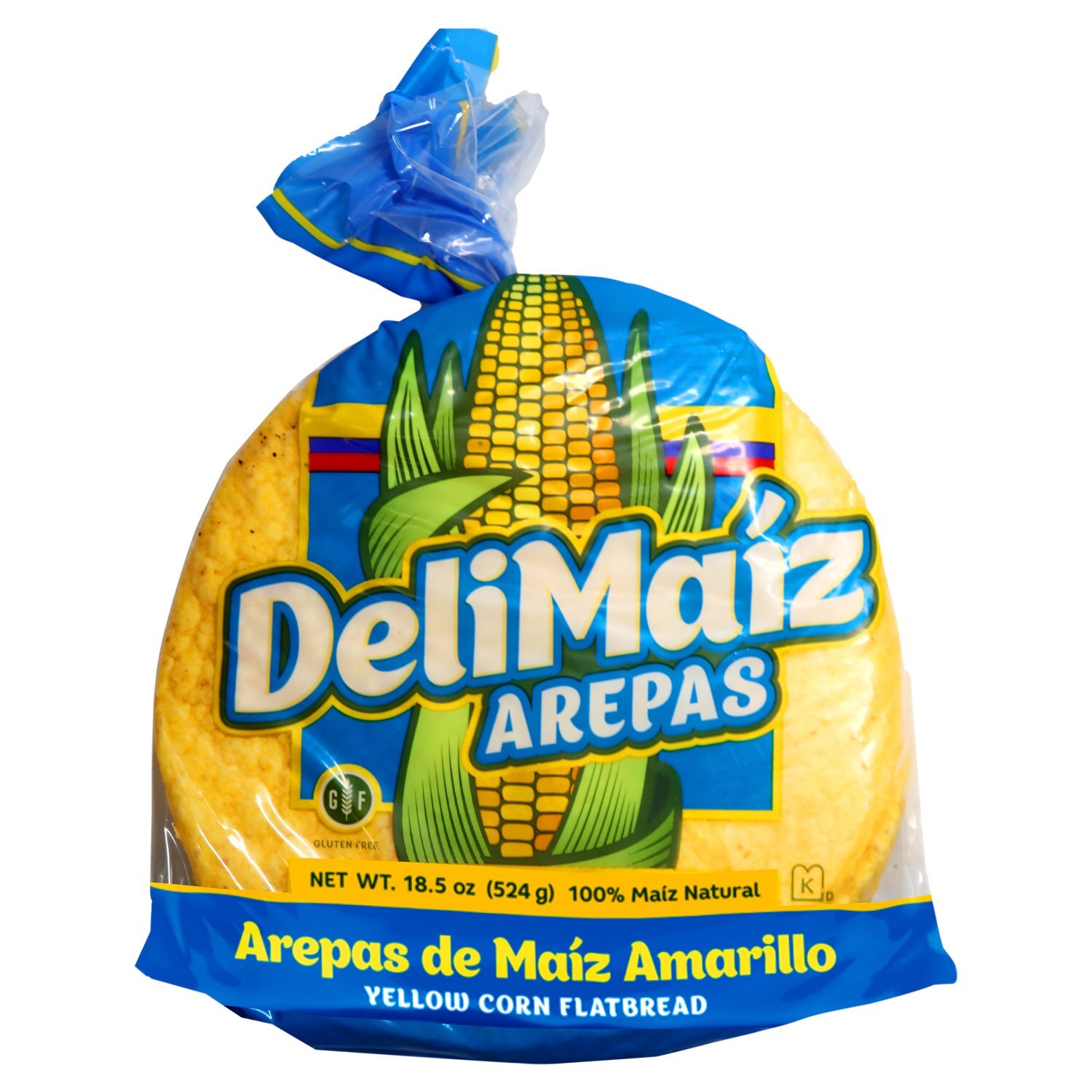 DeliMaiz Arepas Yellow Corn Flatbread, 18.5 oz - Price Rite