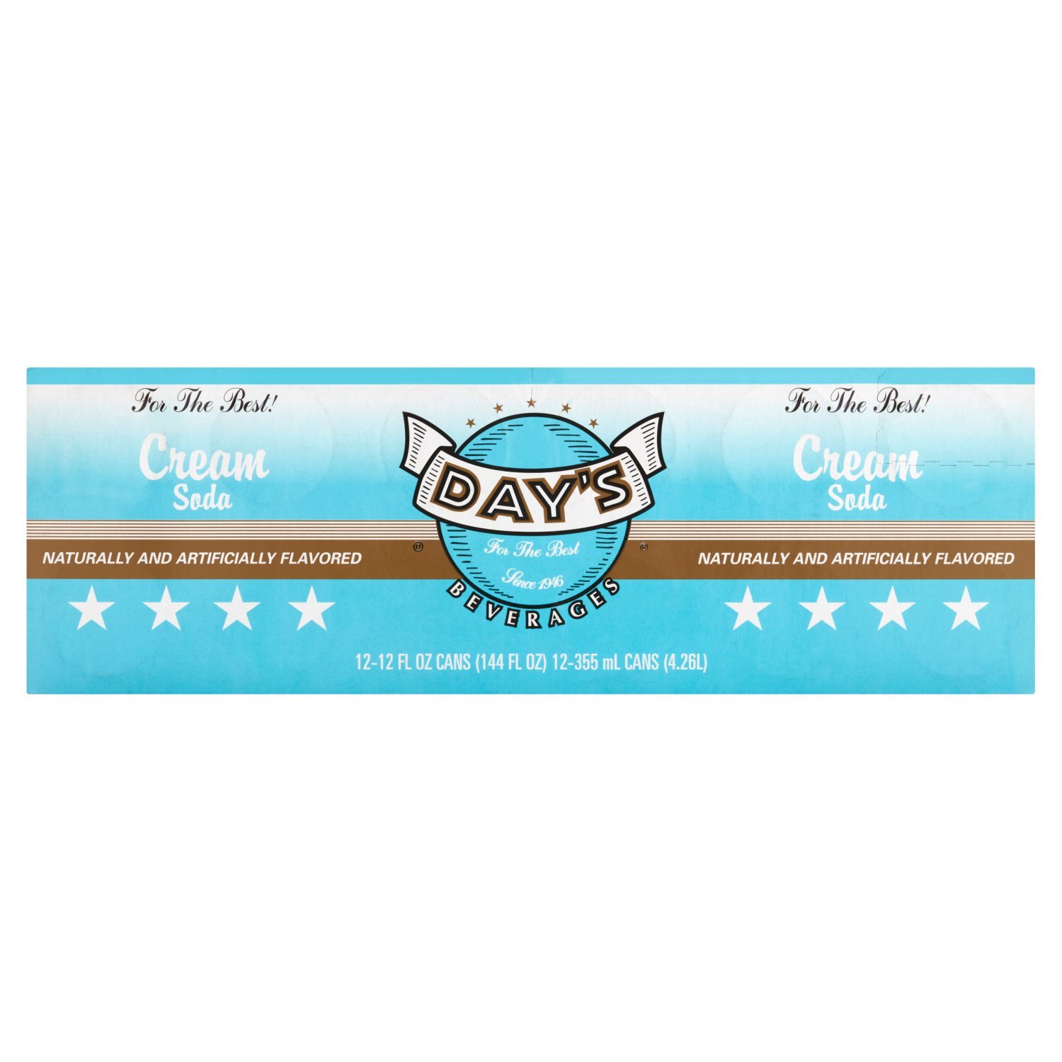 Day's Cream Soda, 12 fl oz, 12 count - Price Rite