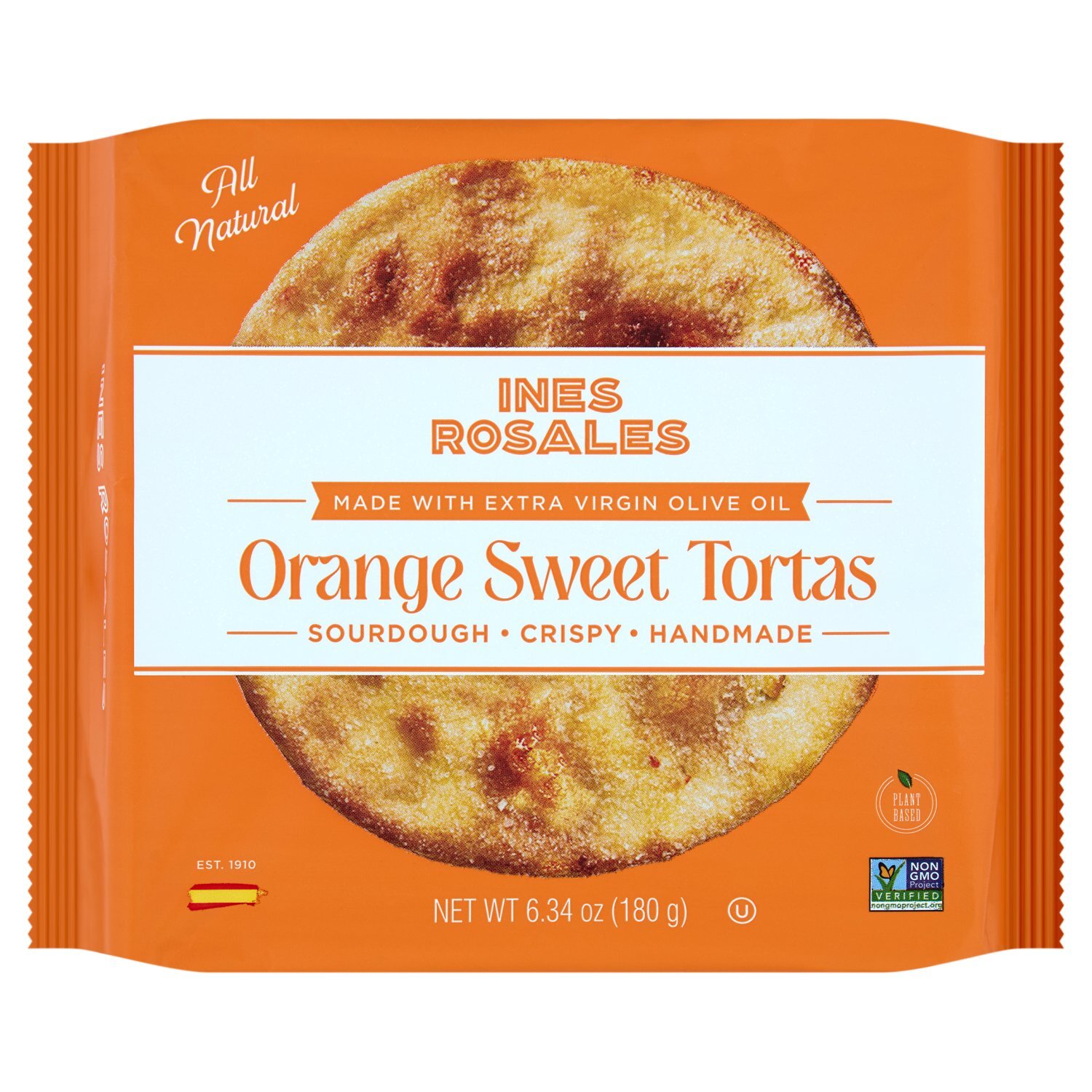 Ines Rosales Orange Sweet Tortas, 6 count, 6.34 oz - Fairway