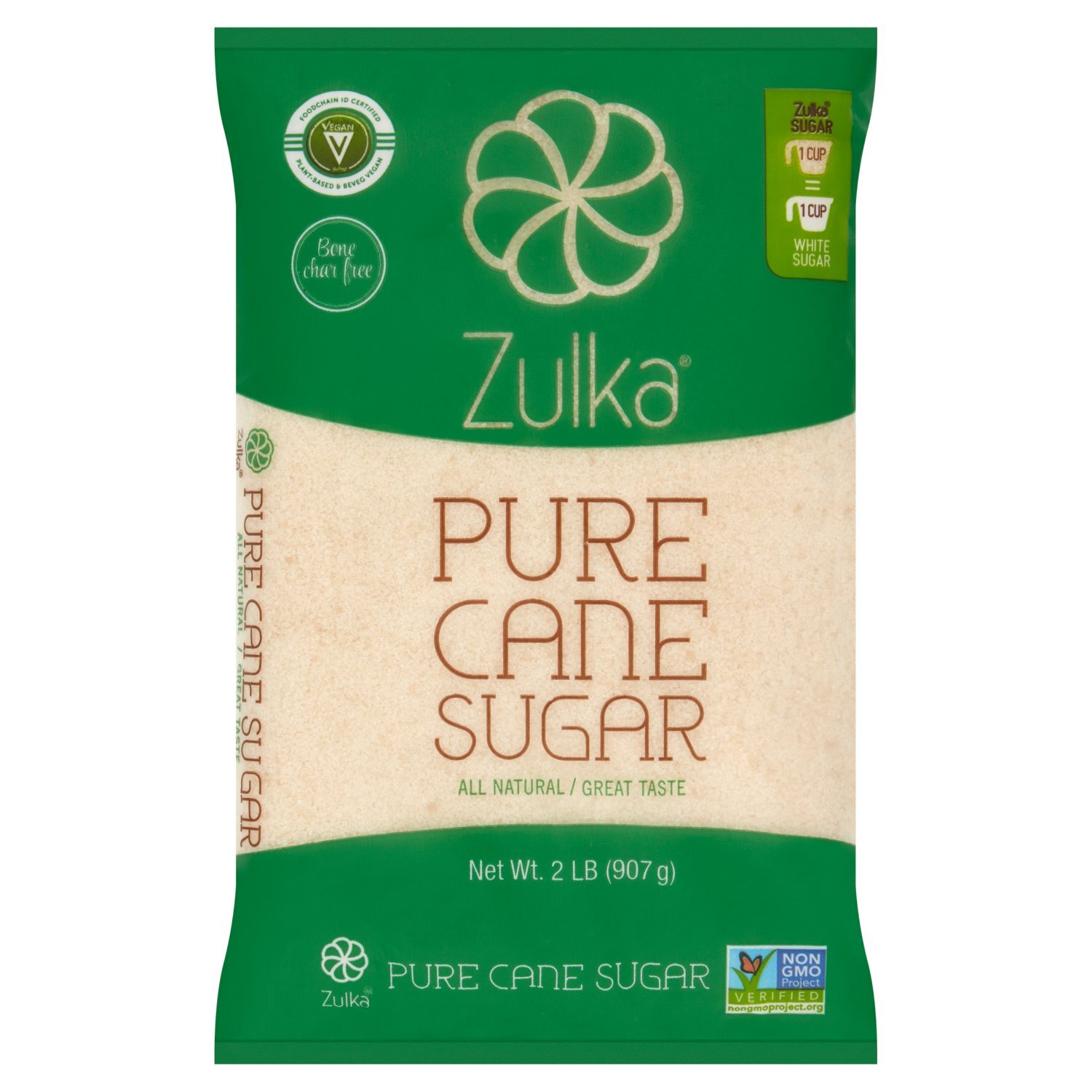 Zulka Pure Cane Sugar, 2 lb - The Fresh Grocer