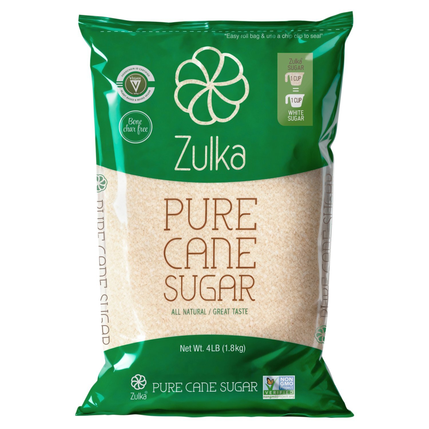 Zulka Pure Cane Sugar, 4 lb - Price Rite
