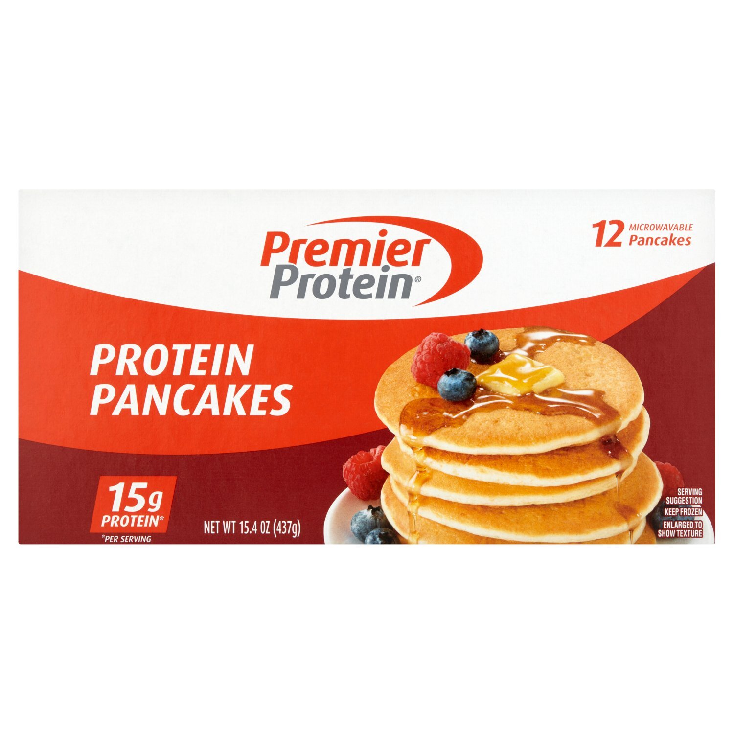 Premier Protein Frozen Pancakes, 12 count, 15.4 oz Image 1 of 5