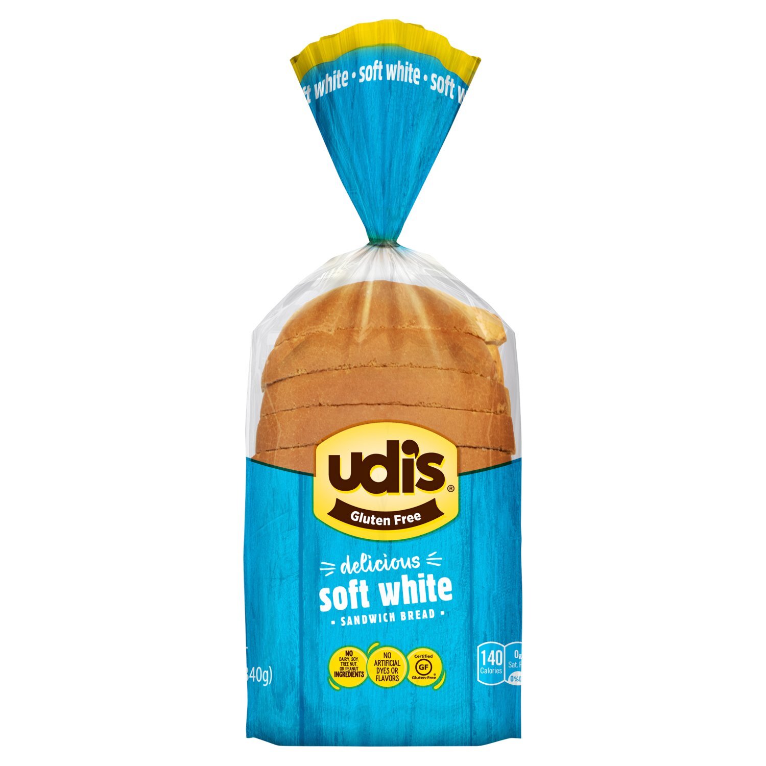Udi's Gluten Free Delicious Soft White Sandwich Bread, 12 oz Image 1 of 6