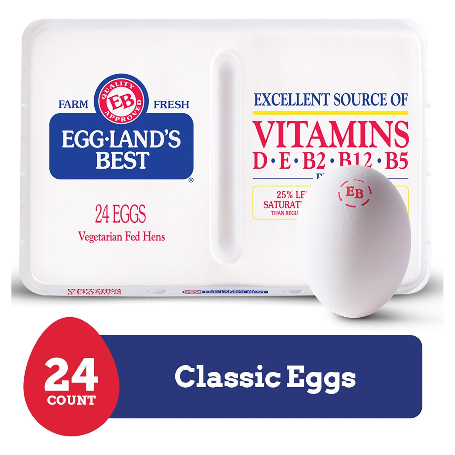 Eggland's Best Eggs, Large, 24 count - Fairway