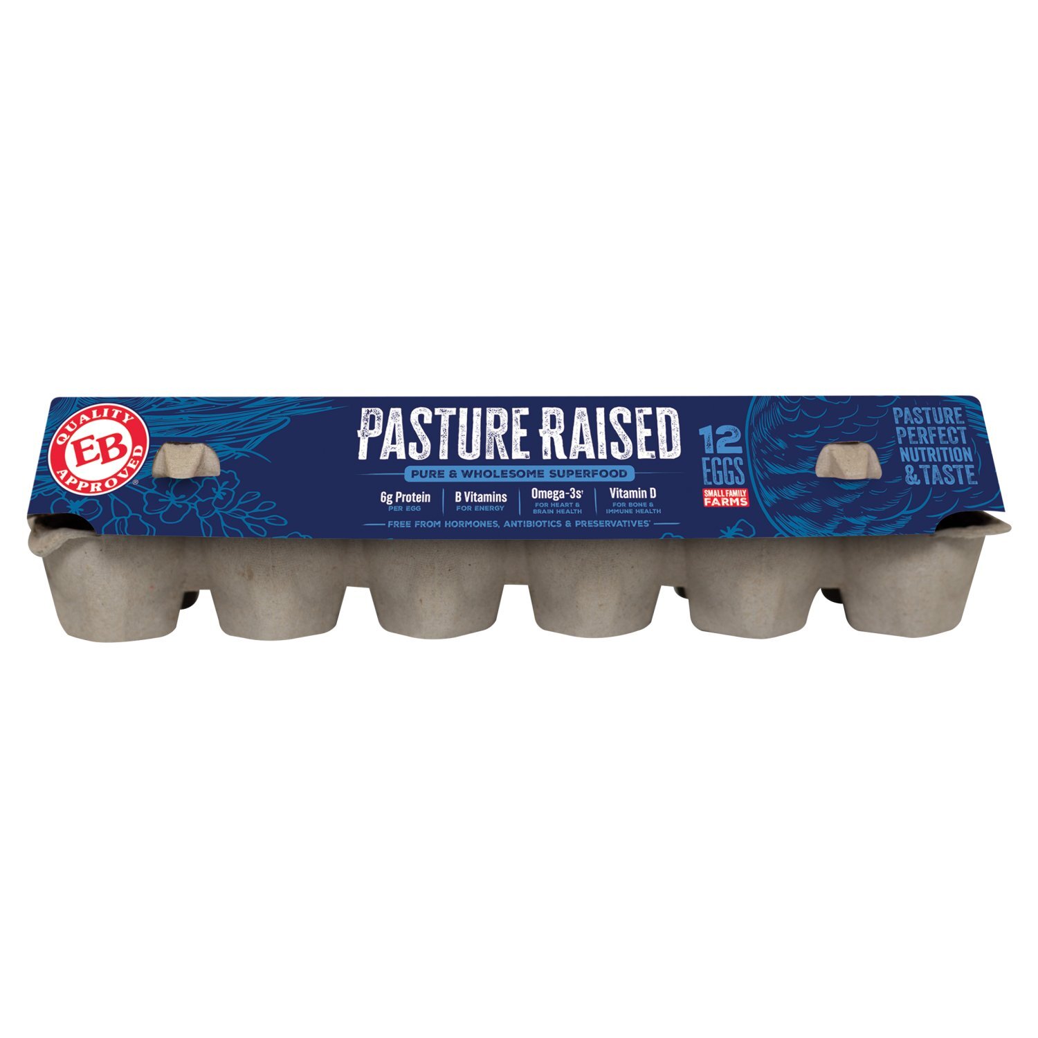 Eggland's Best Large Brown Pasture Raised Eggs, 12 count - Fairway