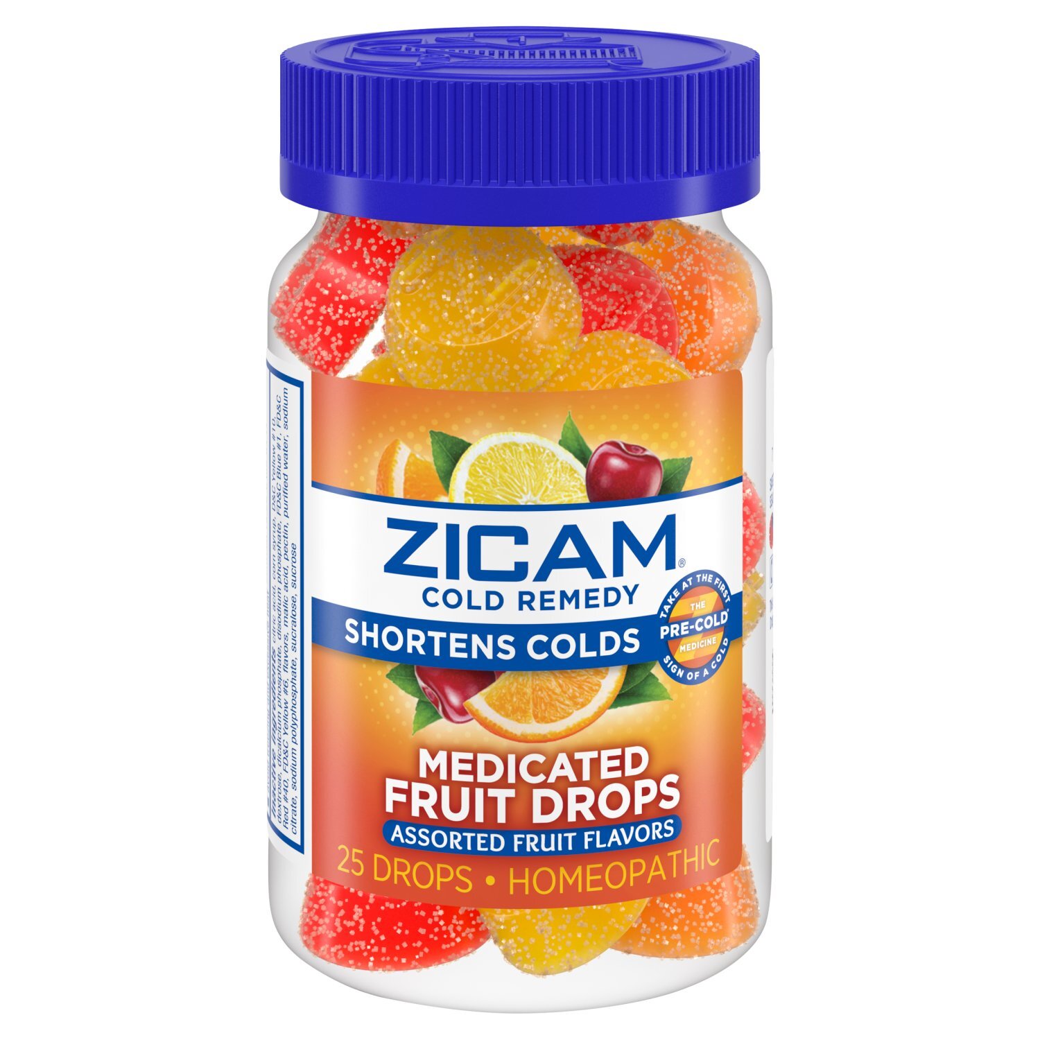 madcam@プロフィール必須 Zicam Assorted Fruit Flavors Medicated Fruit Drops, 25 count - Fairway
