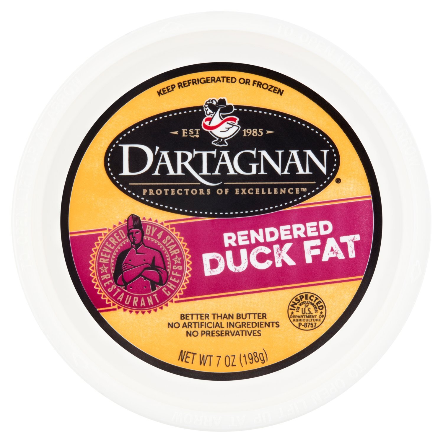 D'Artagnan Rendered Duck Fat, 7 oz - Fairway