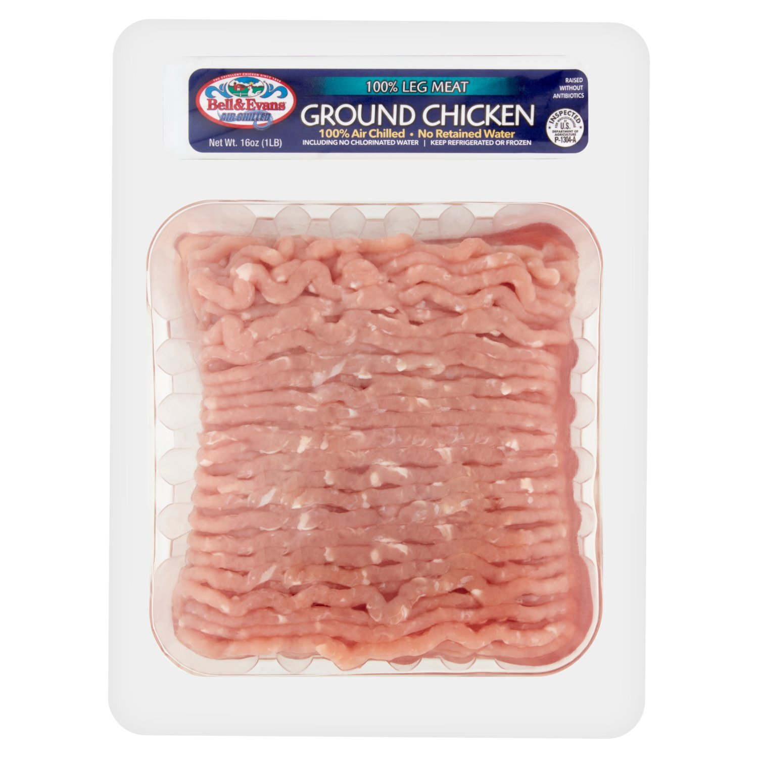 Bell & Evans 100% Leg Meat Ground Chicken, 16 oz Image 1 of 4