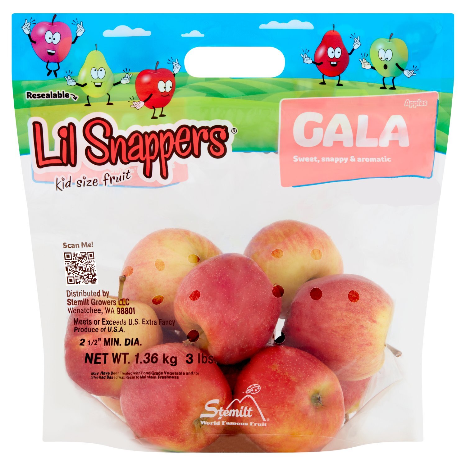 Stemilt Lil Snappers Gala Apples, 3 lb bag - Fairway