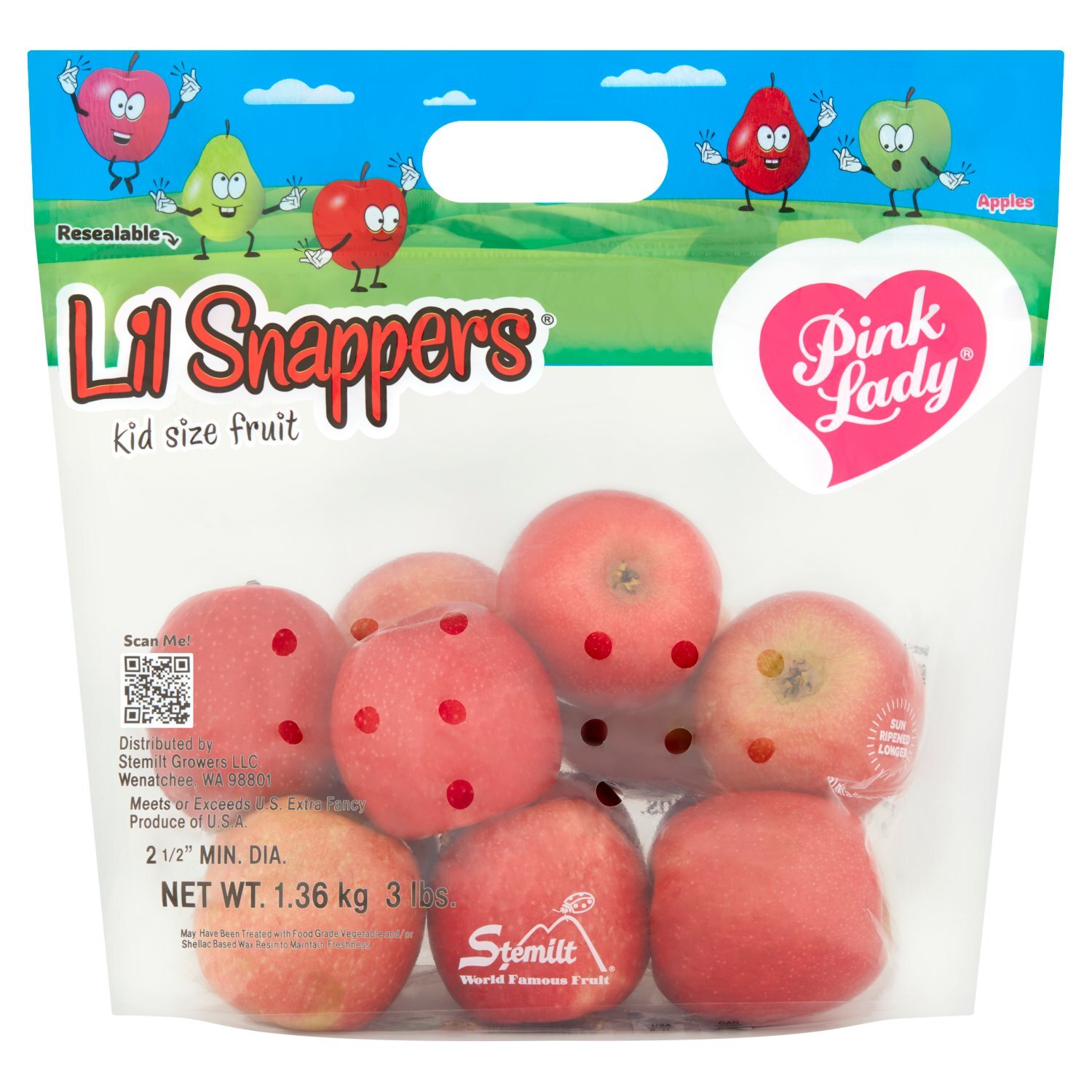 Stemilt Lil Snappers Pink Lady Apples, 3 lb bag - Price Rite