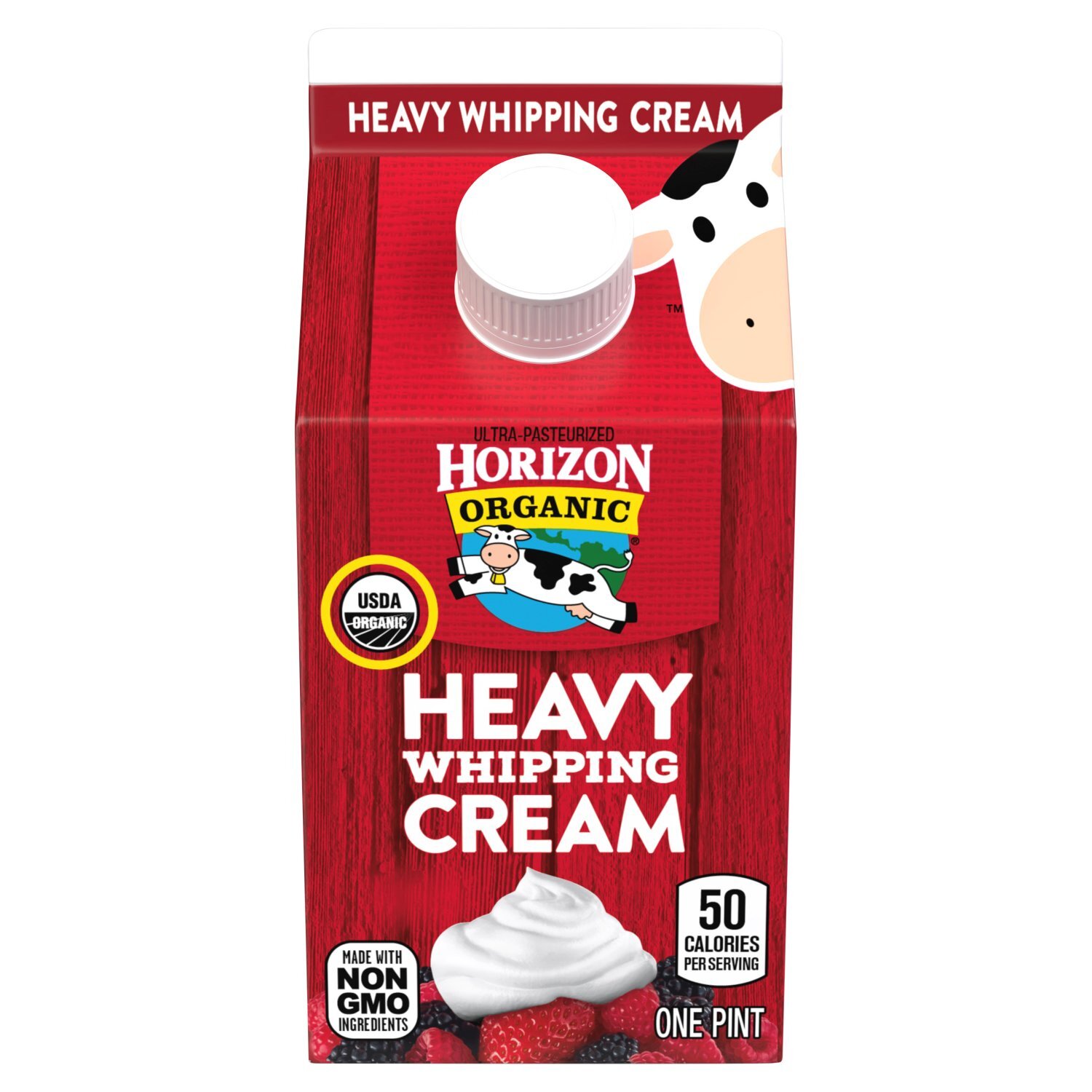 Horizon Organic Heavy Whipping Cream, 16 fl oz Pint Carton​ - Gourmet