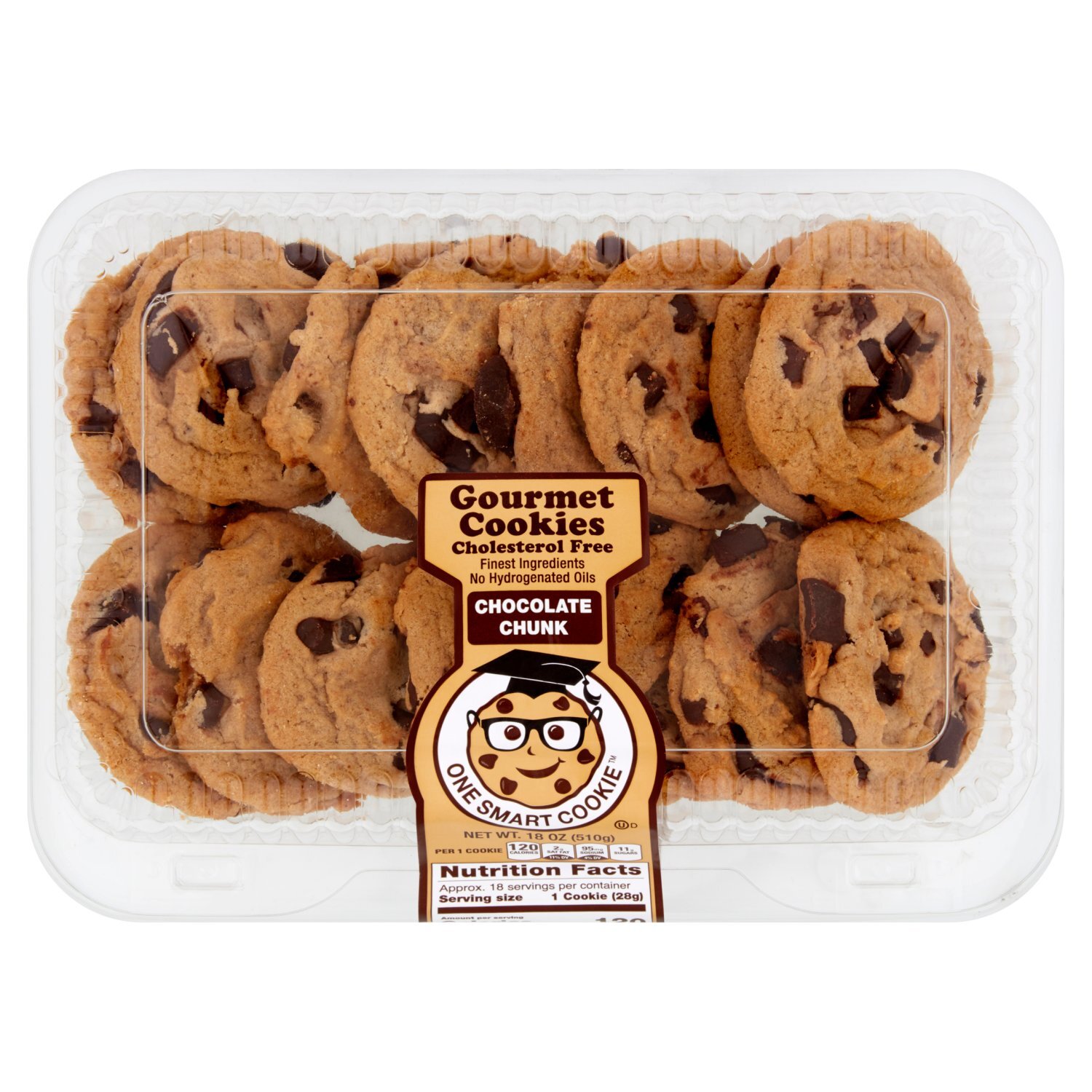 One Smart Cookie Chocolate Chunk Gourmet Cookies, 18 oz - Fairway