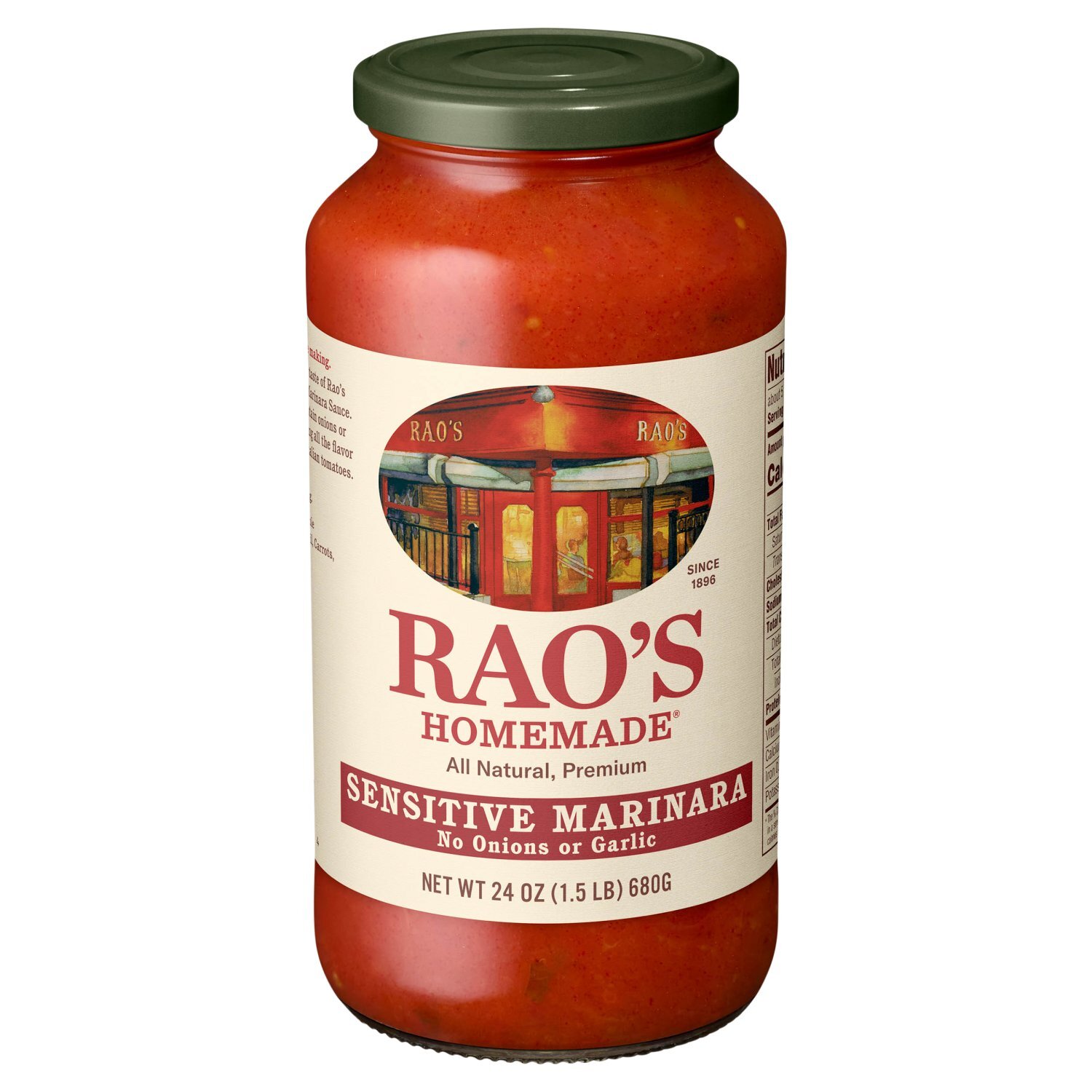 Rao's Homemade Sensitive Marinara Sauce, 24 oz Image 1 of 6