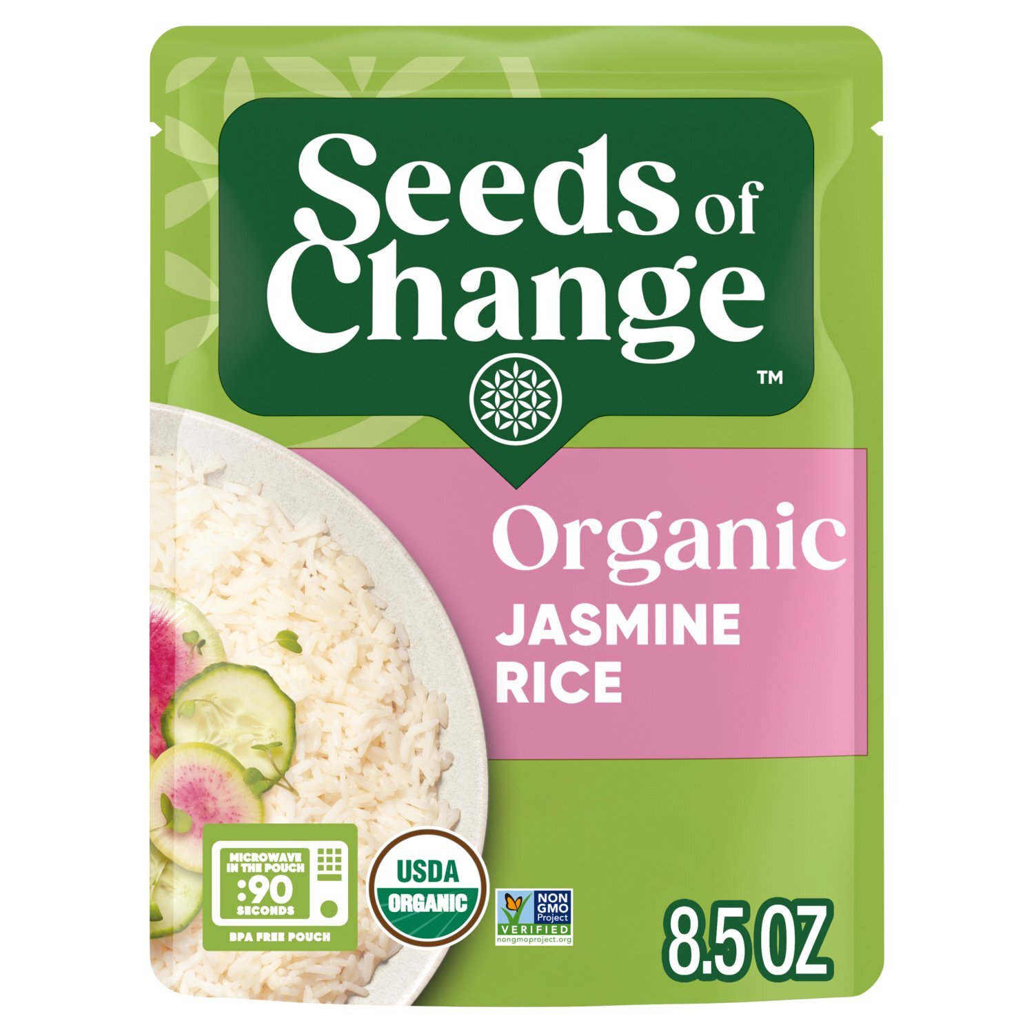 Seeds of Change Organic Jasmine Rice, 8.5 oz - The Fresh Grocer