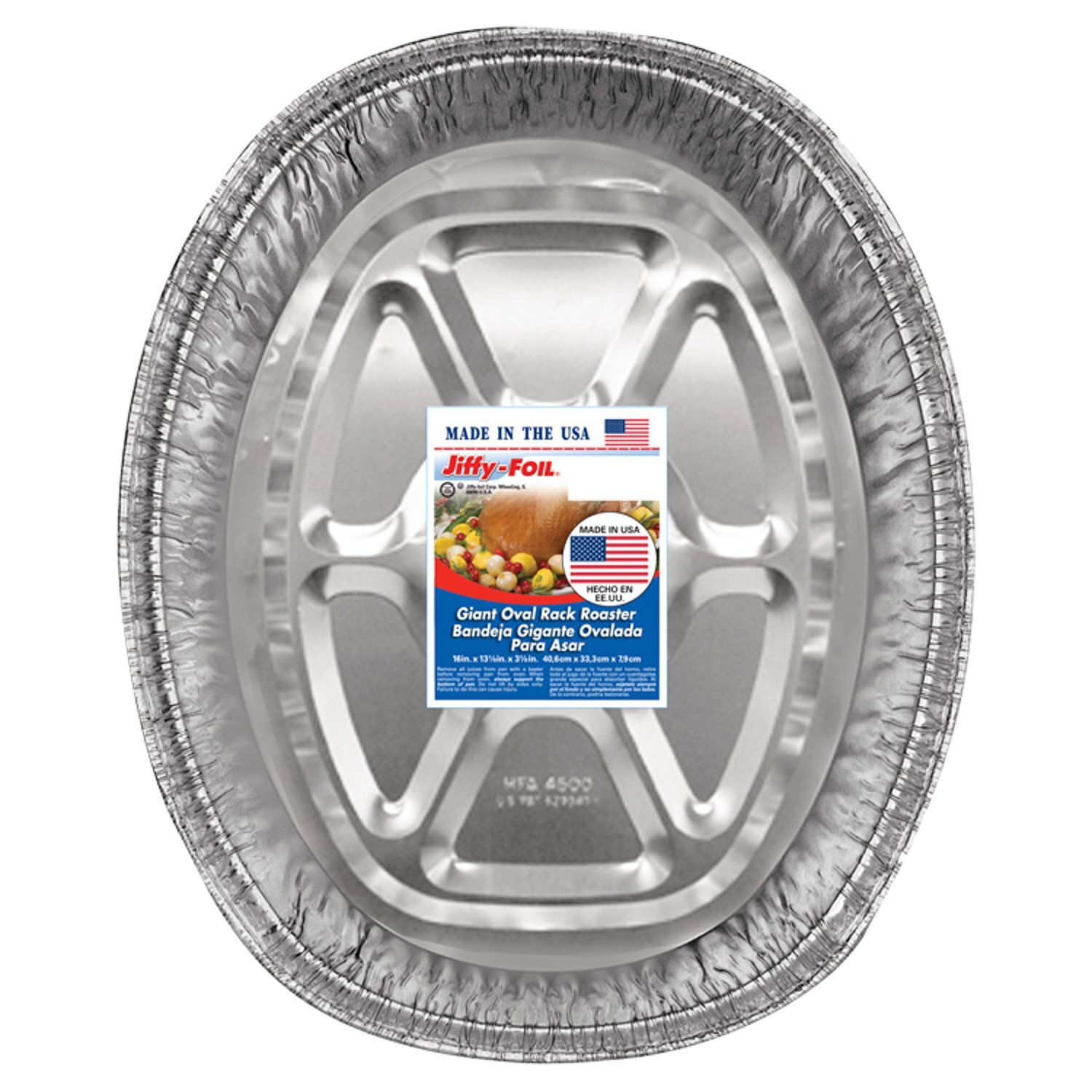Jiffy-Foil Giant Oval Rack Roaster - The Fresh Grocer