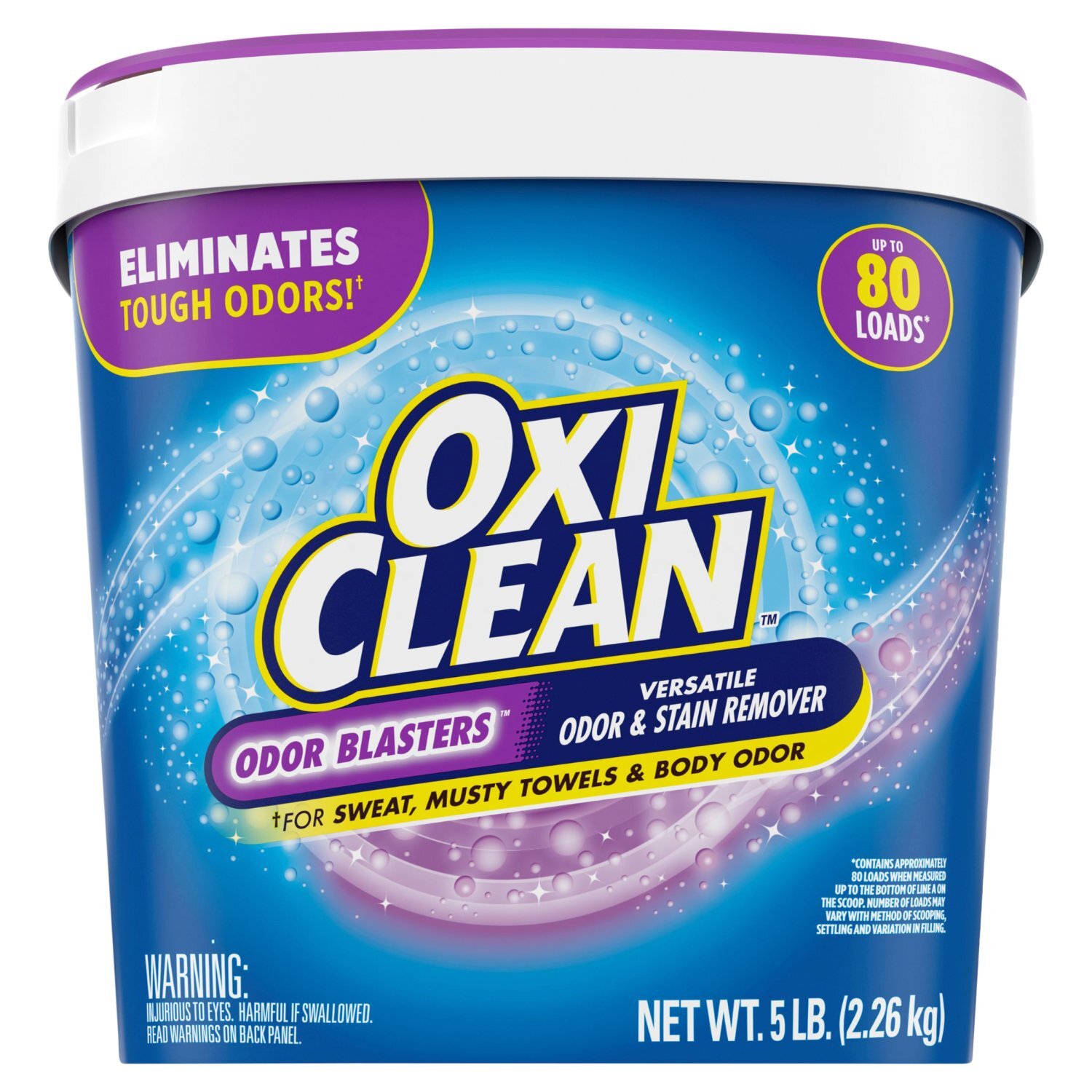 OxiClean Odor Blasters Versatile Odor & Stain Remover, Up to 80 Loads, 5 lb Image 1 of 4