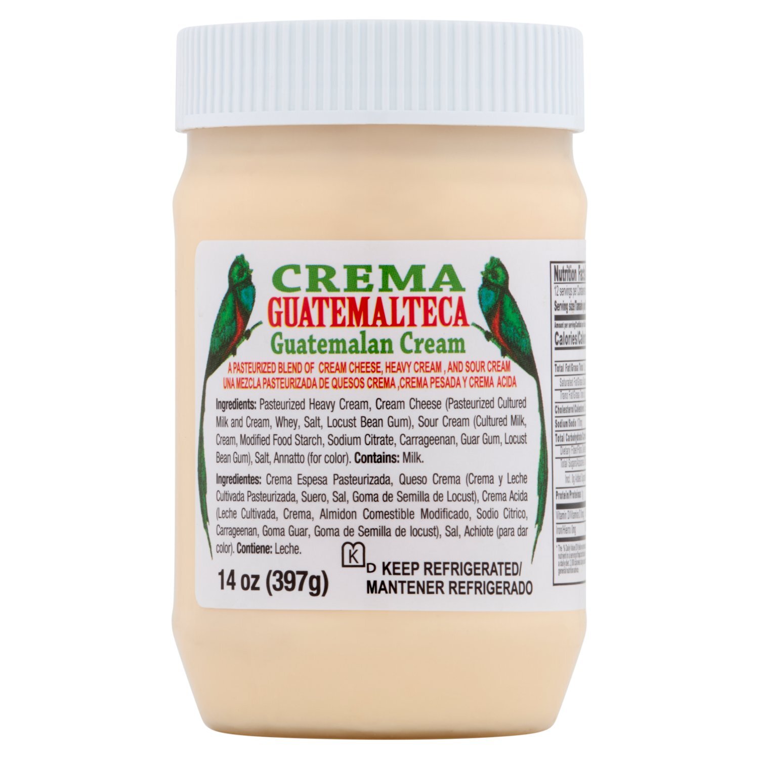 Quesos La Ricura Guatemalan Cream, 14 oz Image 1 of 6