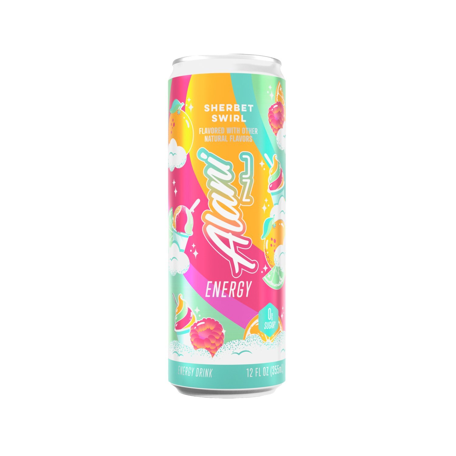 Alani Nu Energy Drink Sherbet Swirl 12 Fl Oz - The Fresh Grocer