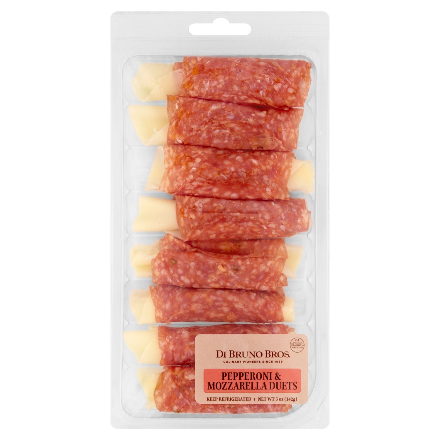 Di Bruno Bros. Pepperoni & Mozzarella Duets, 5 oz Image 1 of 5