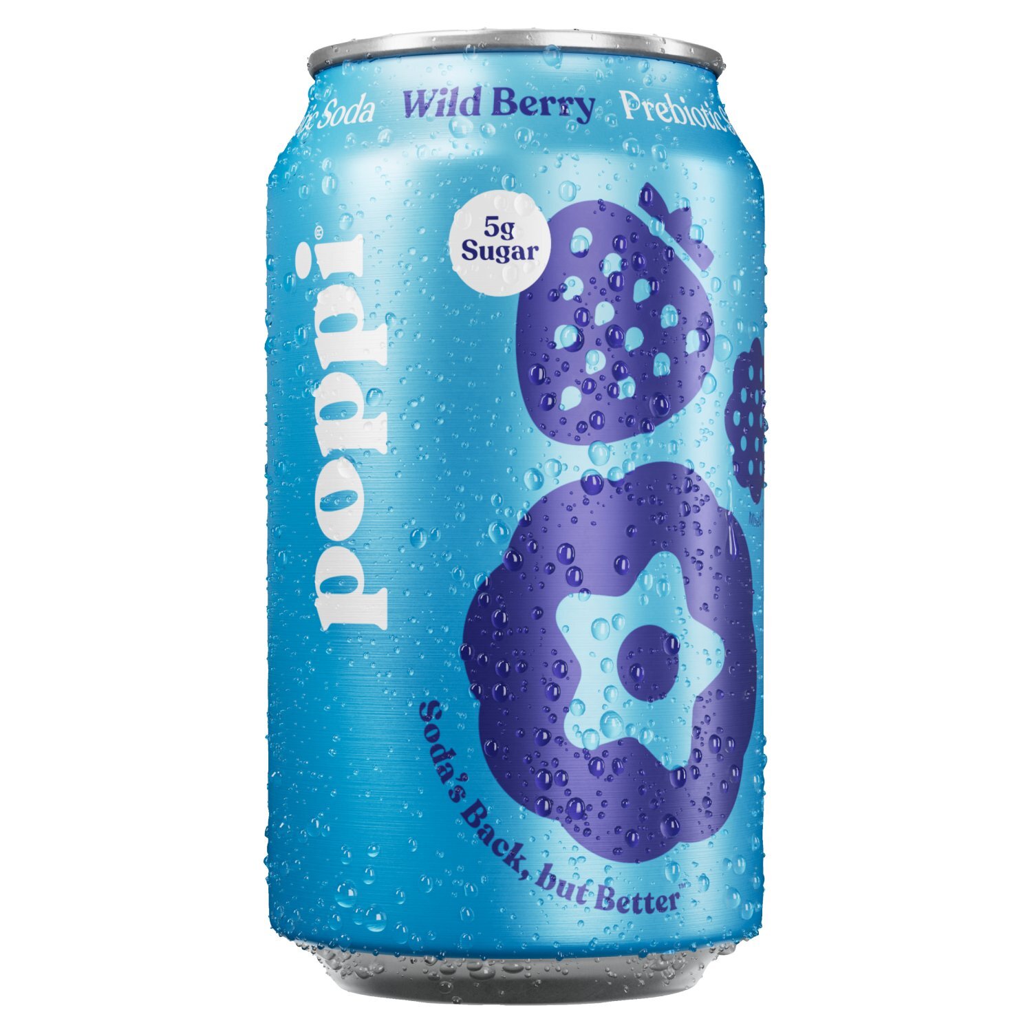 Poppi Prebiotic Soda Wild Berry 12 Fl Oz - Price Rite
