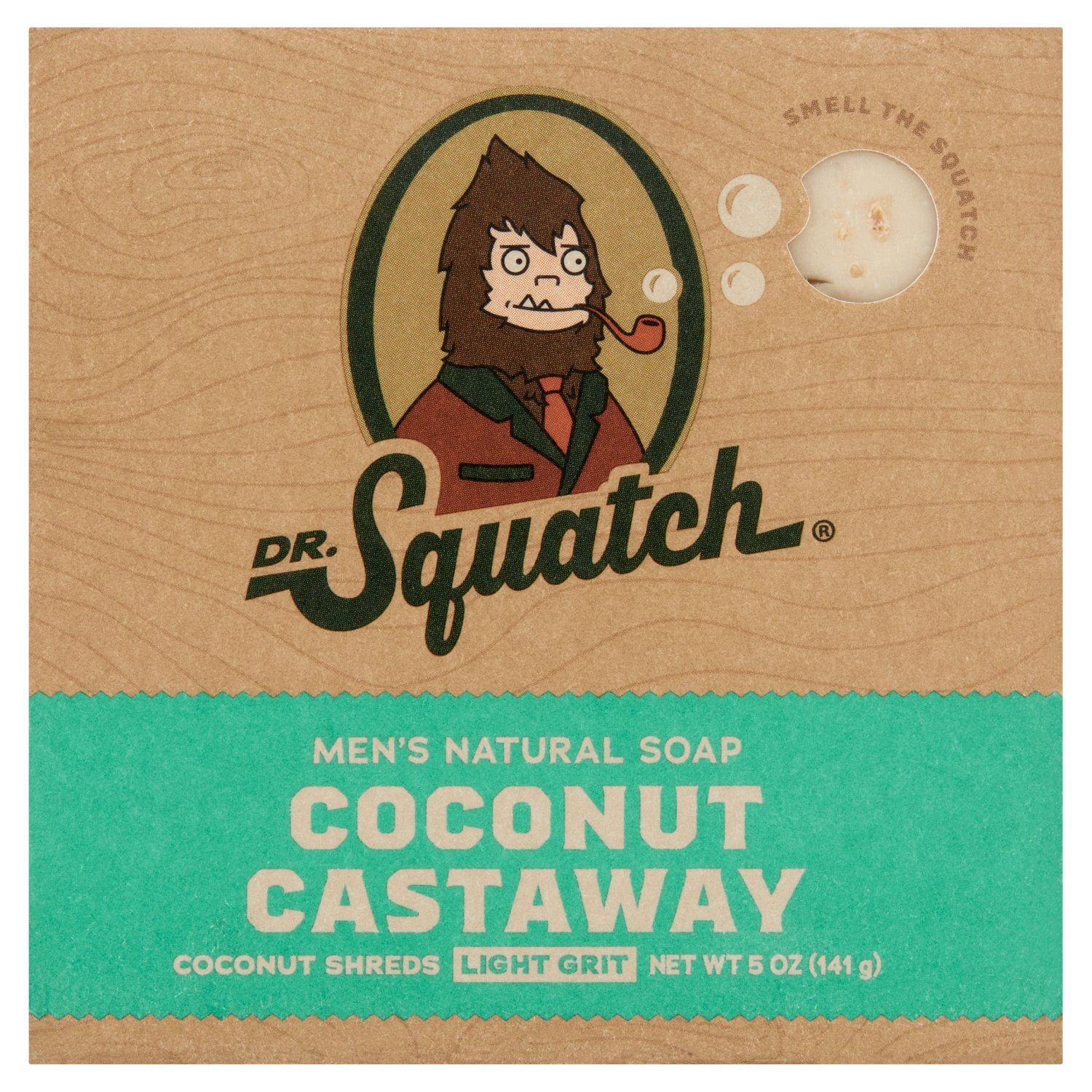 Dr. Squatch Coconut Castaway Men's Natural Soap, 5 oz Image 1 of 6