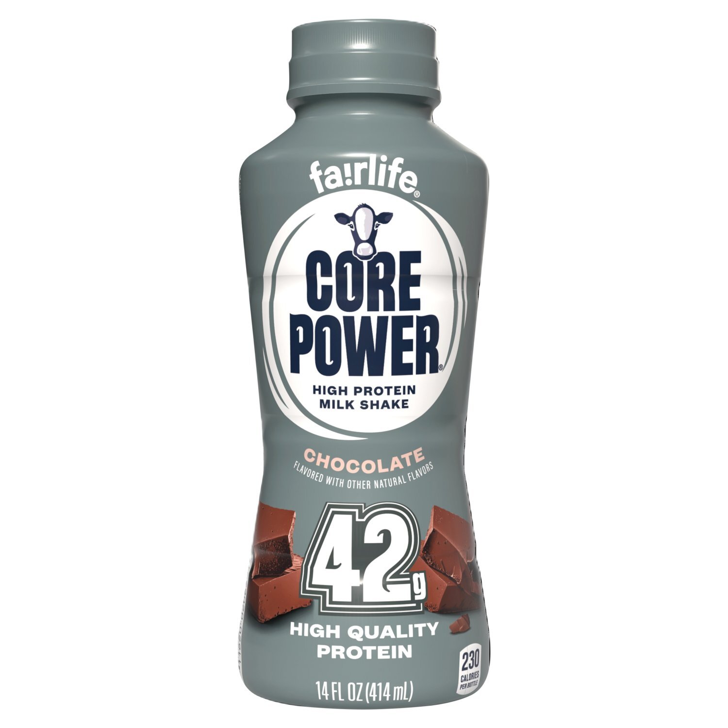 milkcocoa出品 Fairlife Core Power 42g Chocolate High Protein Milk Shake, 14 fl
