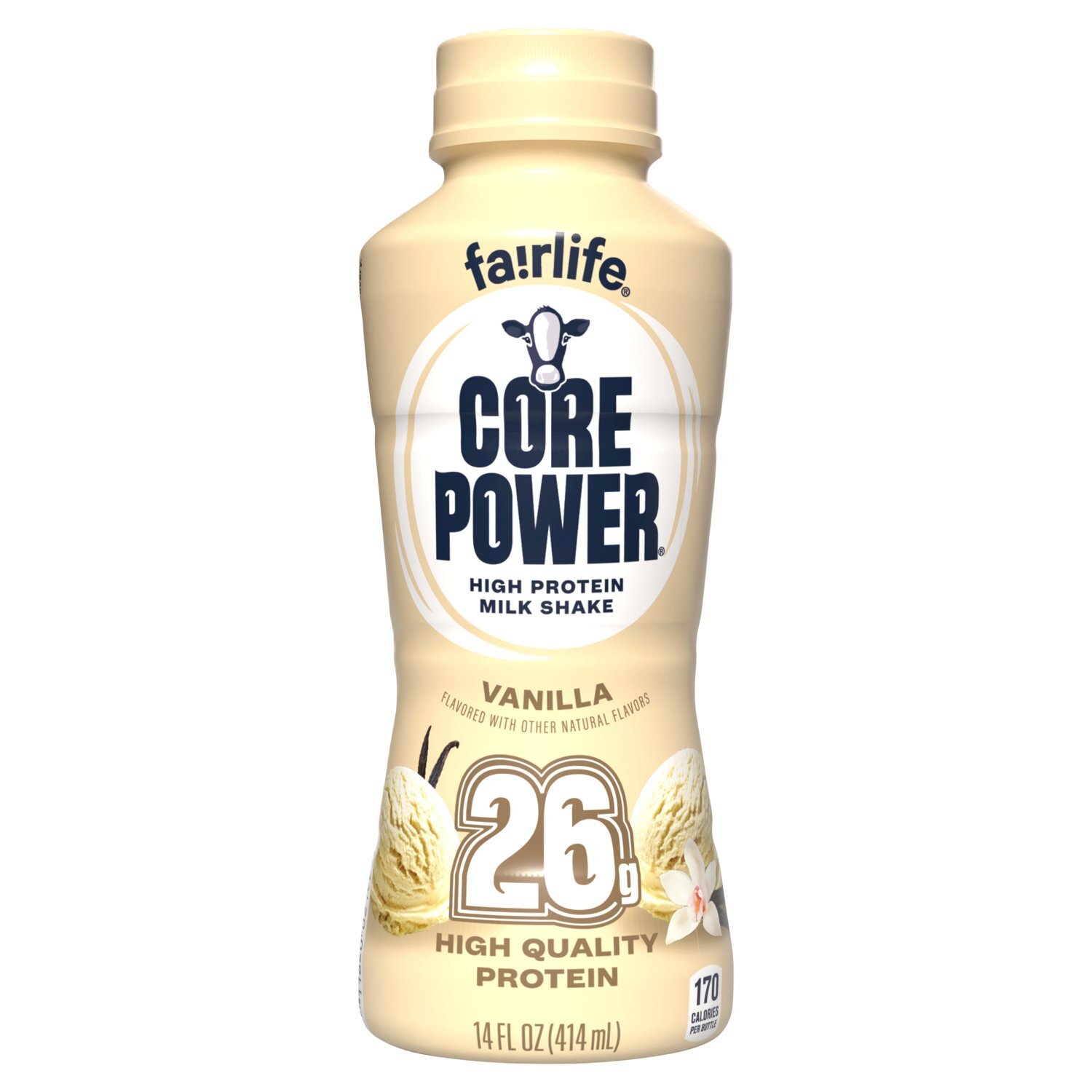 Core Power Fairlife Vanilla 26g High Protein Milk Shake, 14 fl oz