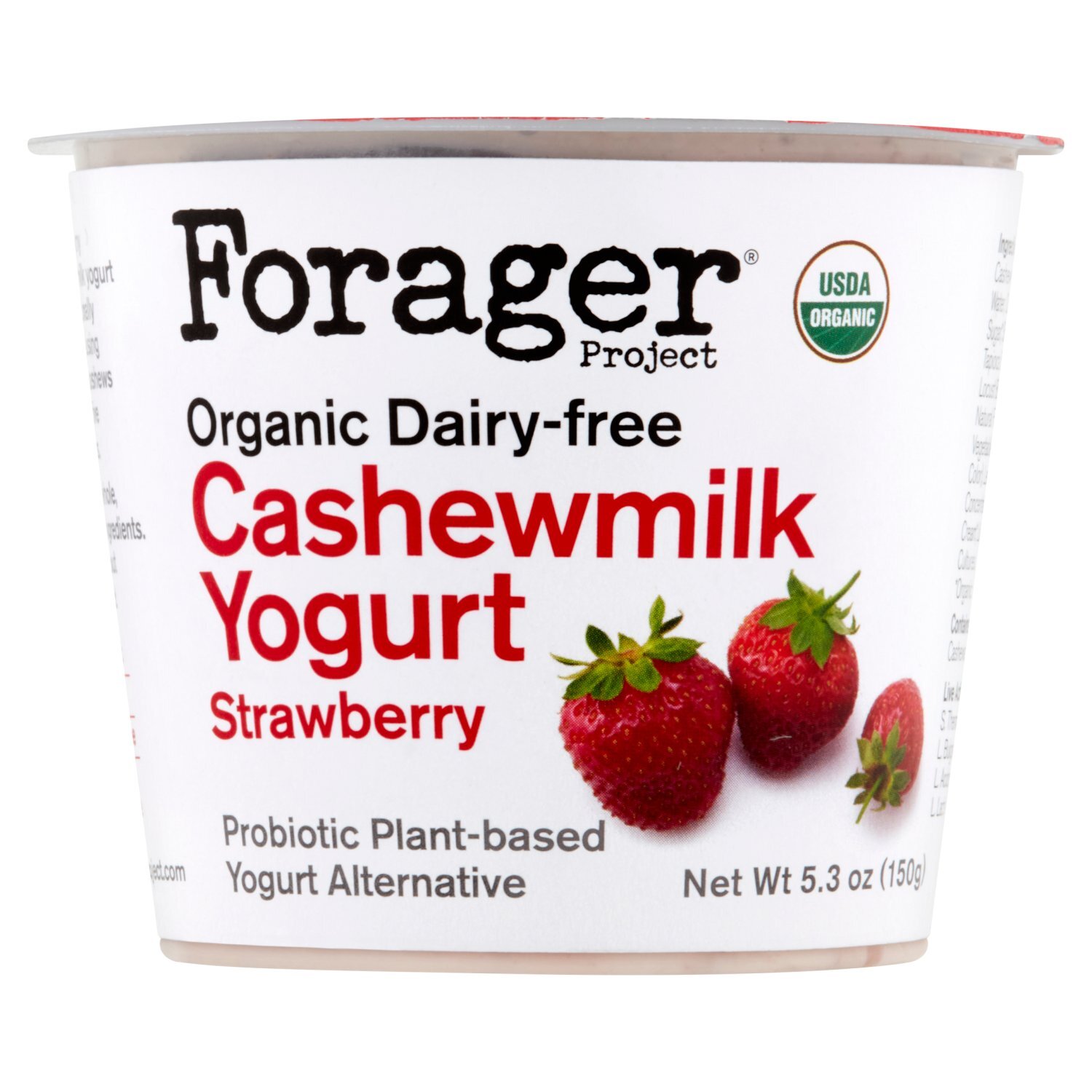 Forager Project Organic Dairy-Free Strawberry Cashewmilk Yogurt