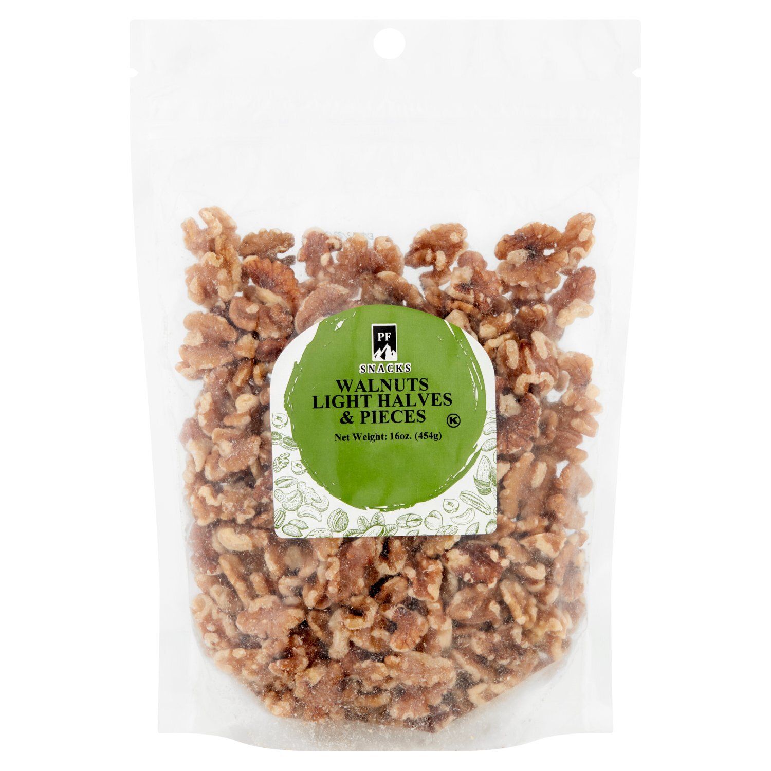 PF Snacks Light Halves & Pieces Walnuts, 16 oz Image 1 of 5