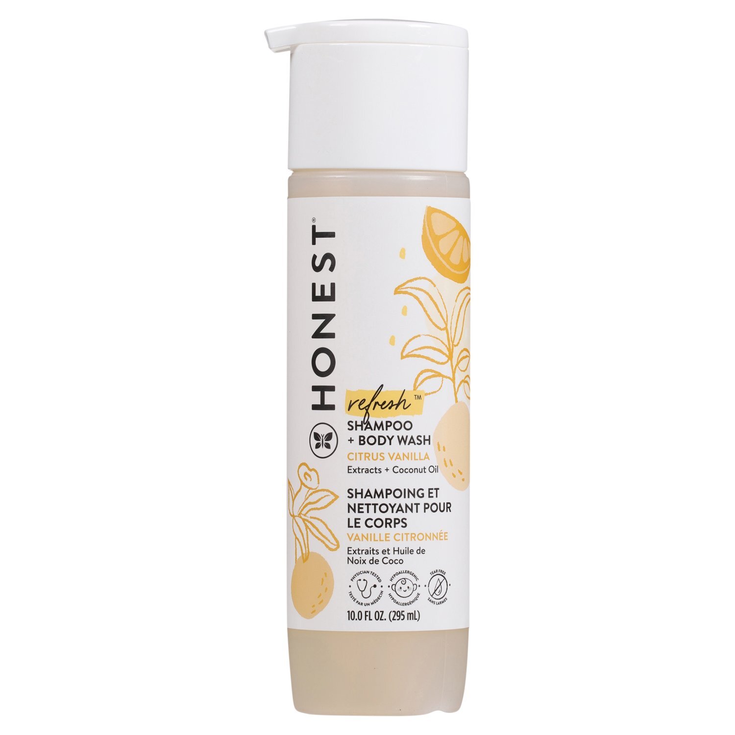 Honest Refresh Citrus Vanilla Shampoo + Body Wash, 10.0 fl oz Image 1 of 12