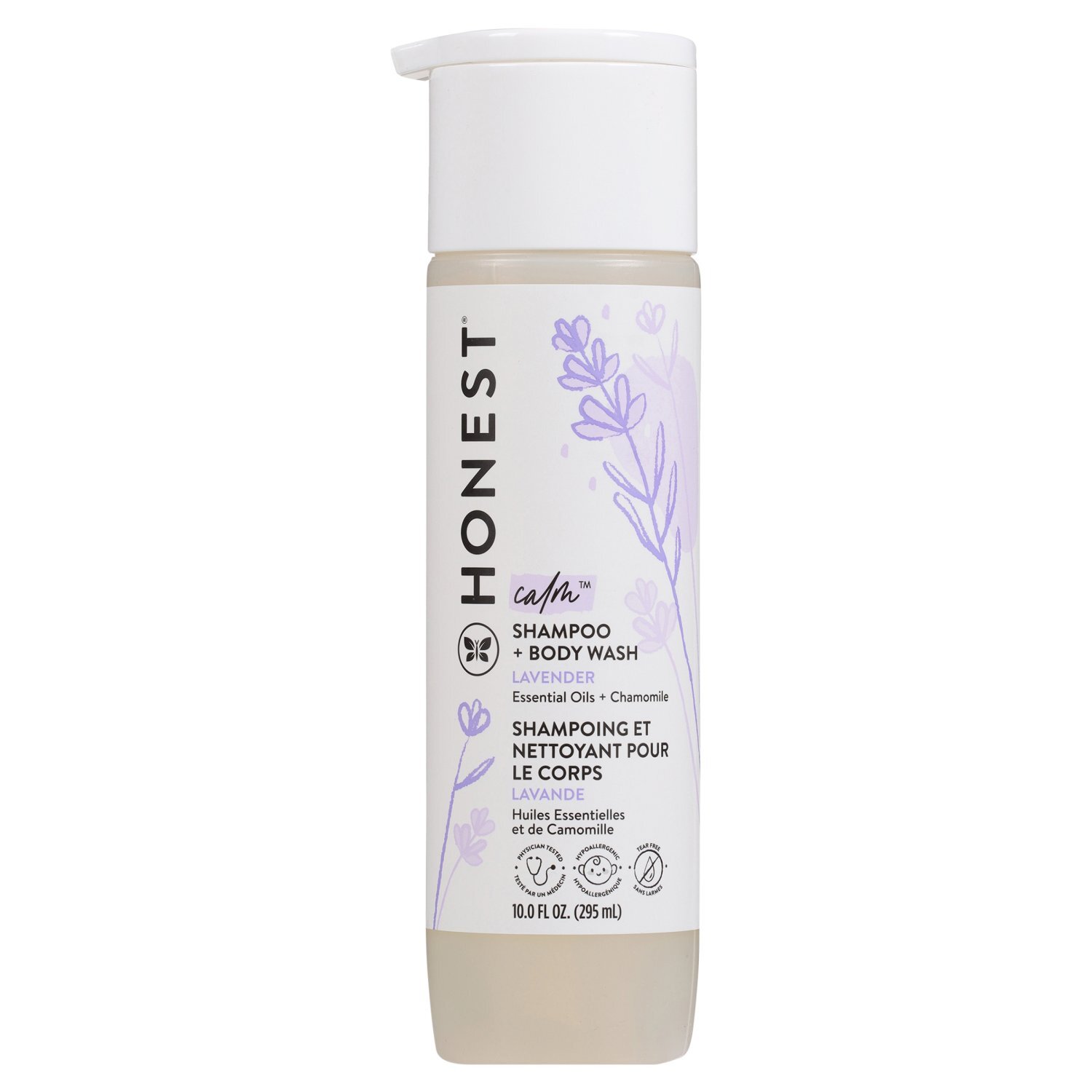 Honest Calm Lavender Shampoo + Body Wash, 10.0 fl oz Image 1 of 12