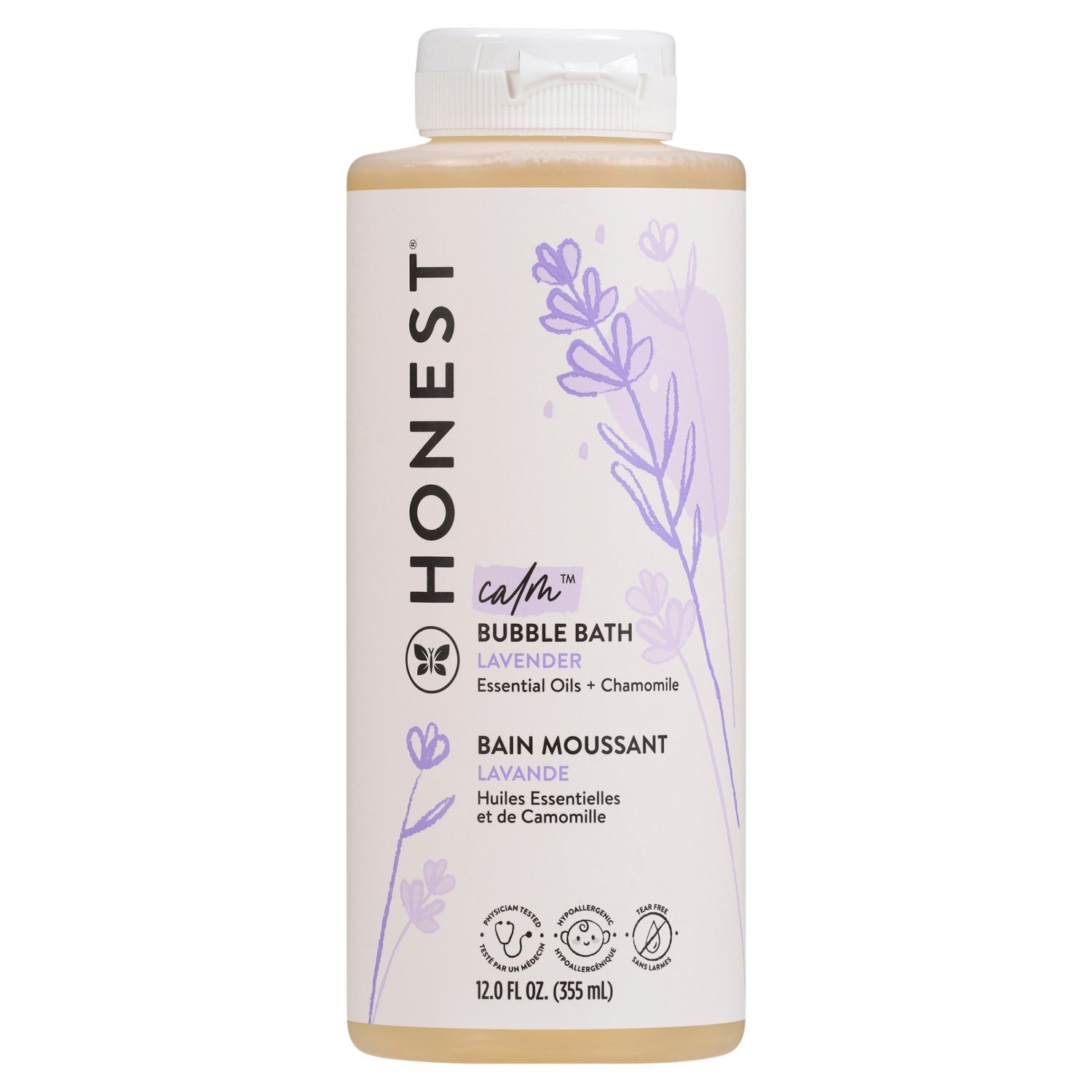 Honest Calm Lavender Bubble Bath, 12.0 fl oz Image 1 of 12
