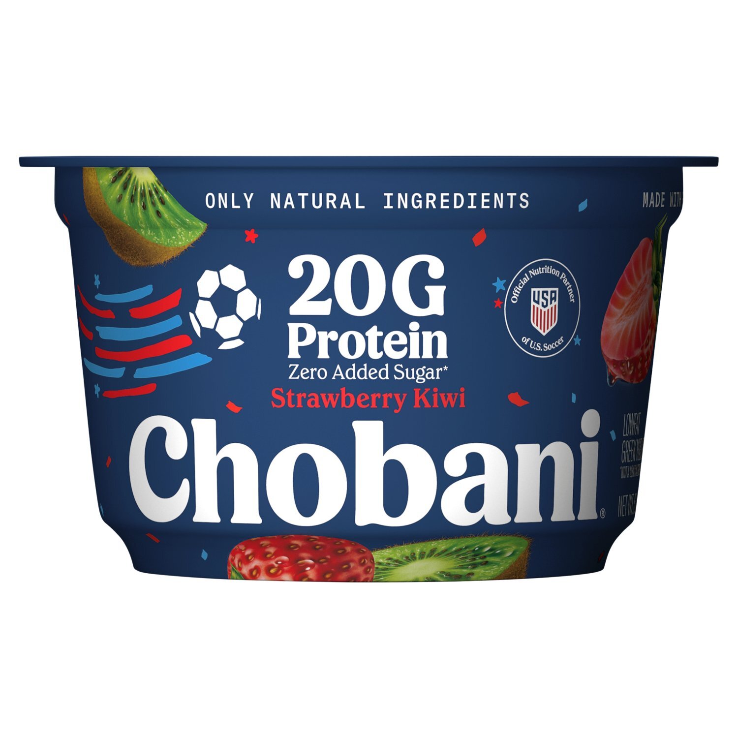 Chobani Strawberry Kiwi Lowfat Greek Yogurt, 6.7 oz - Fairway
