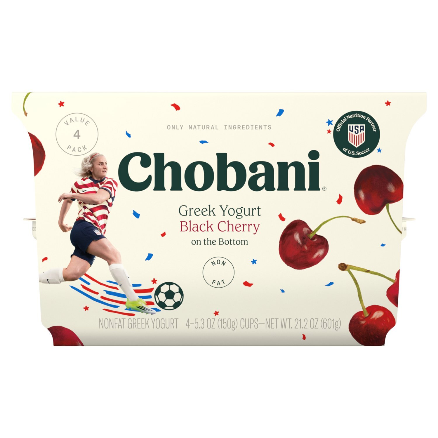 Chobani Black Cherry on the Bottom Nonfat Greek Yogurt Value Pack