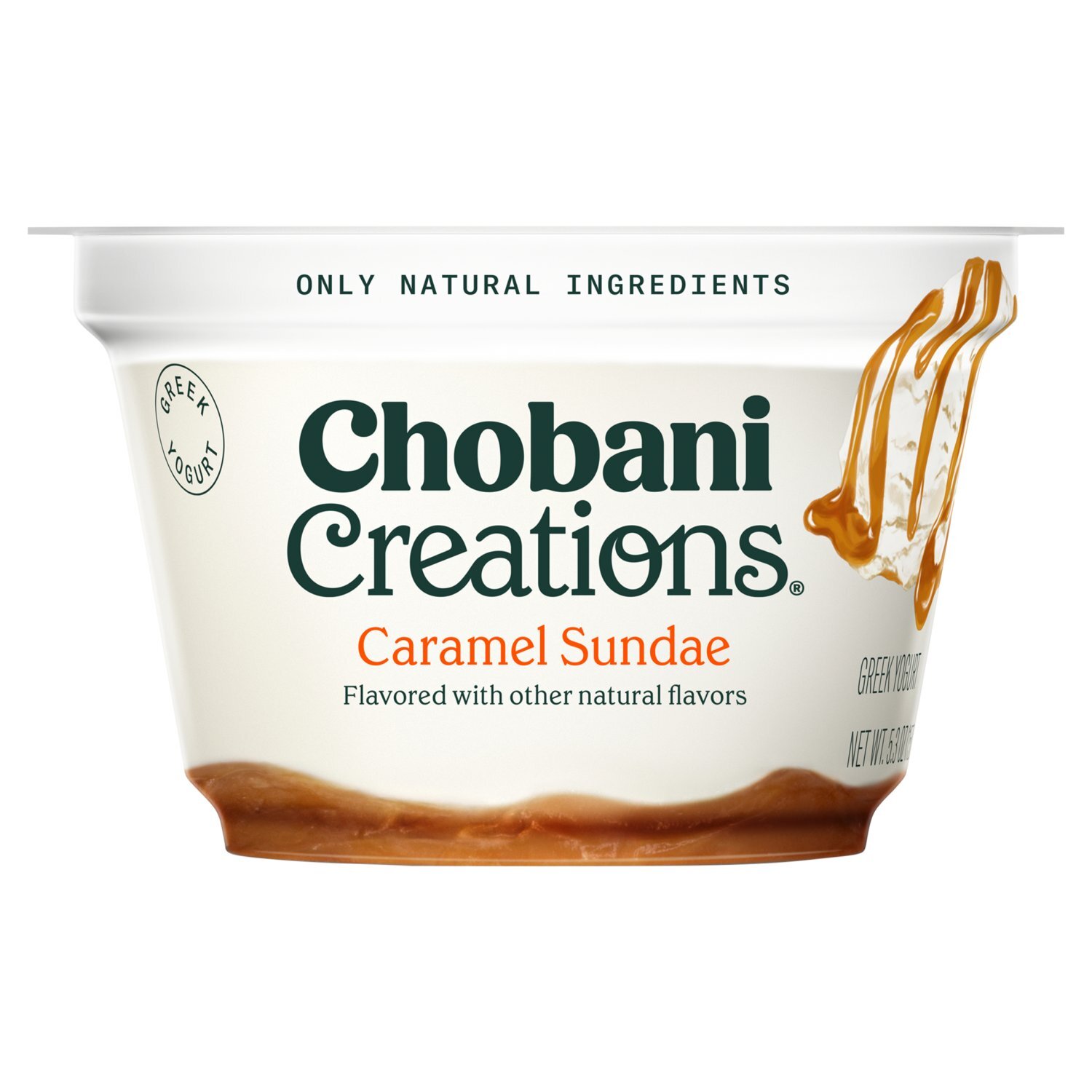 Chobani Creations Caramel Sundae Greek Yogurt, 5.3 oz - The Fresh