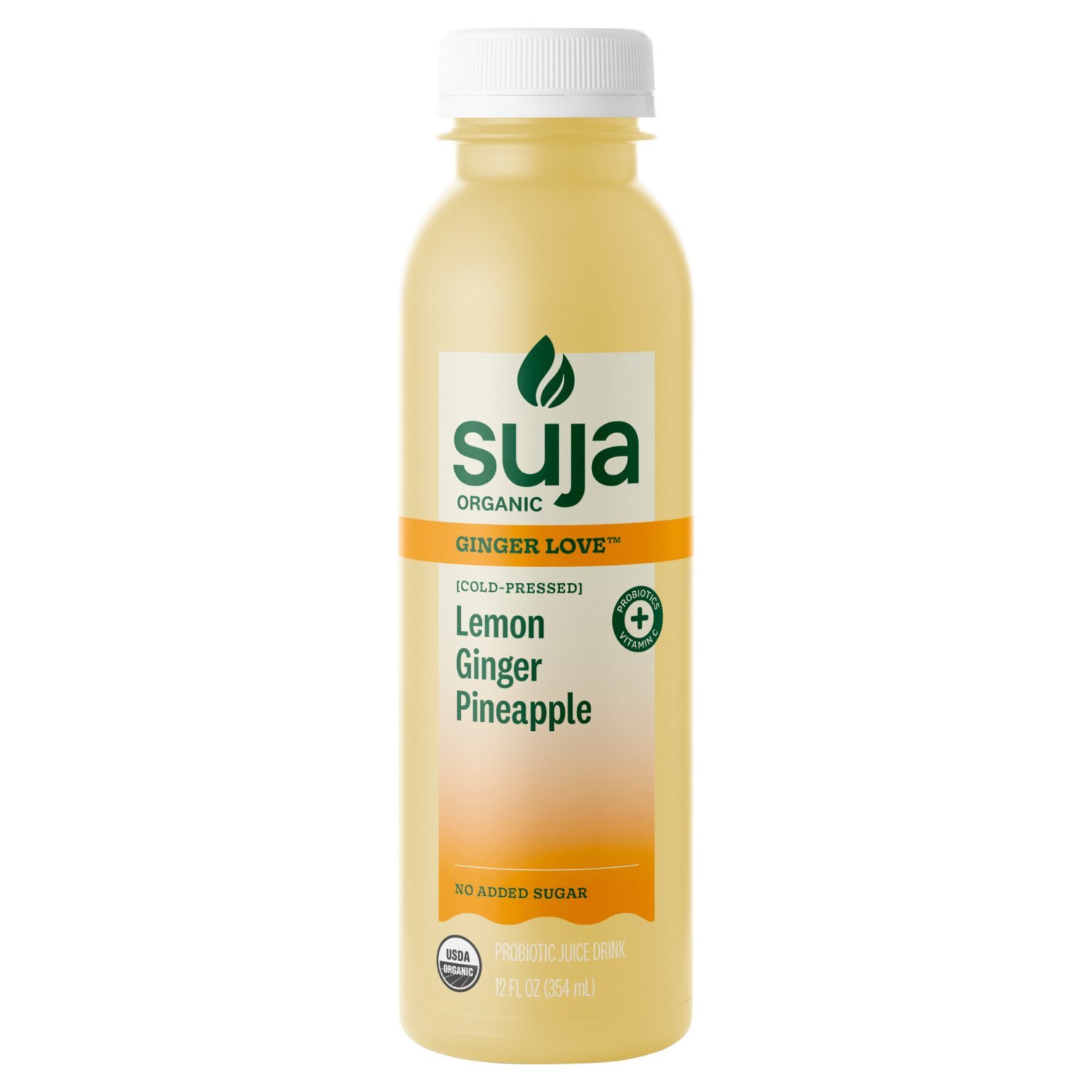 Suja Organic Cold-Pressed Lemon Ginger Pineapple Probiotic Juice