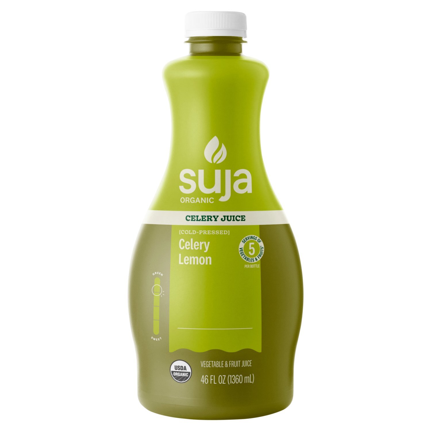 Suja Organic Cold-Pressed Lemon Celery Juice, 46 fl oz - Fairway