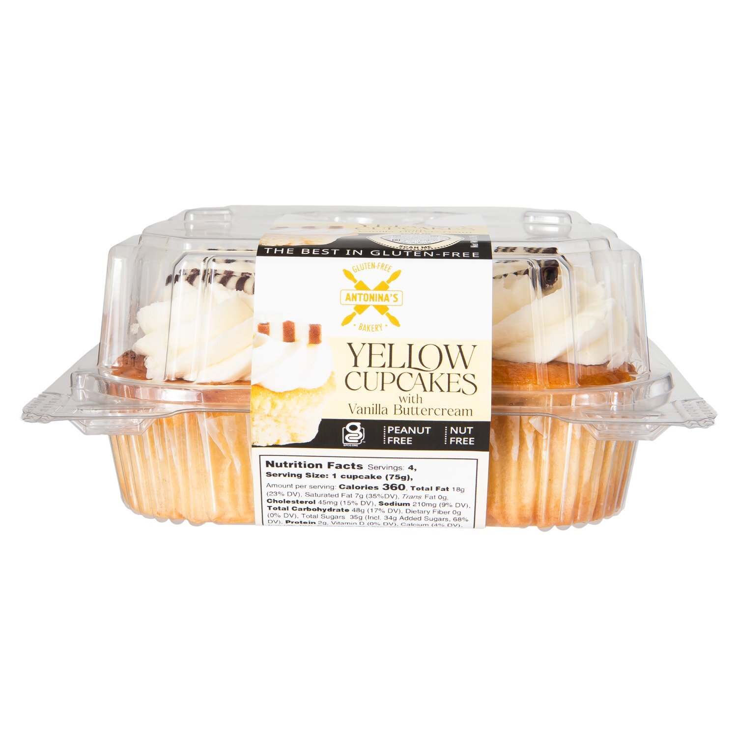 Antonina's Gluten-Free Yellow Cupcakes with Vanilla Buttercream