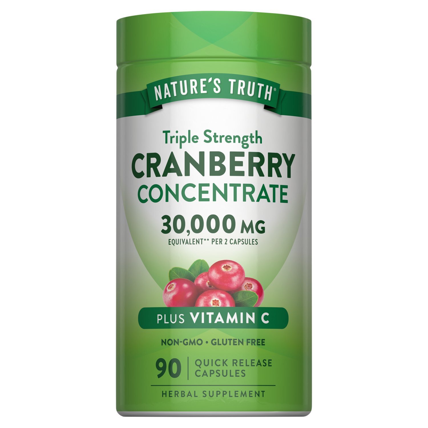 Nature's Truth Triple Strength Cranberry Concentrate Plus Vitamin