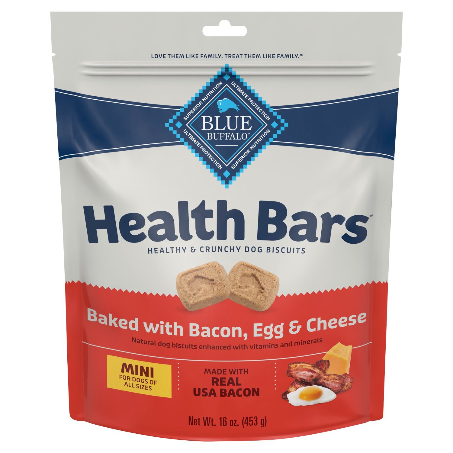 Blue Buffalo Health Bars Healthy & Crunchy Dog Biscuits, 16 oz Image 1 of 4