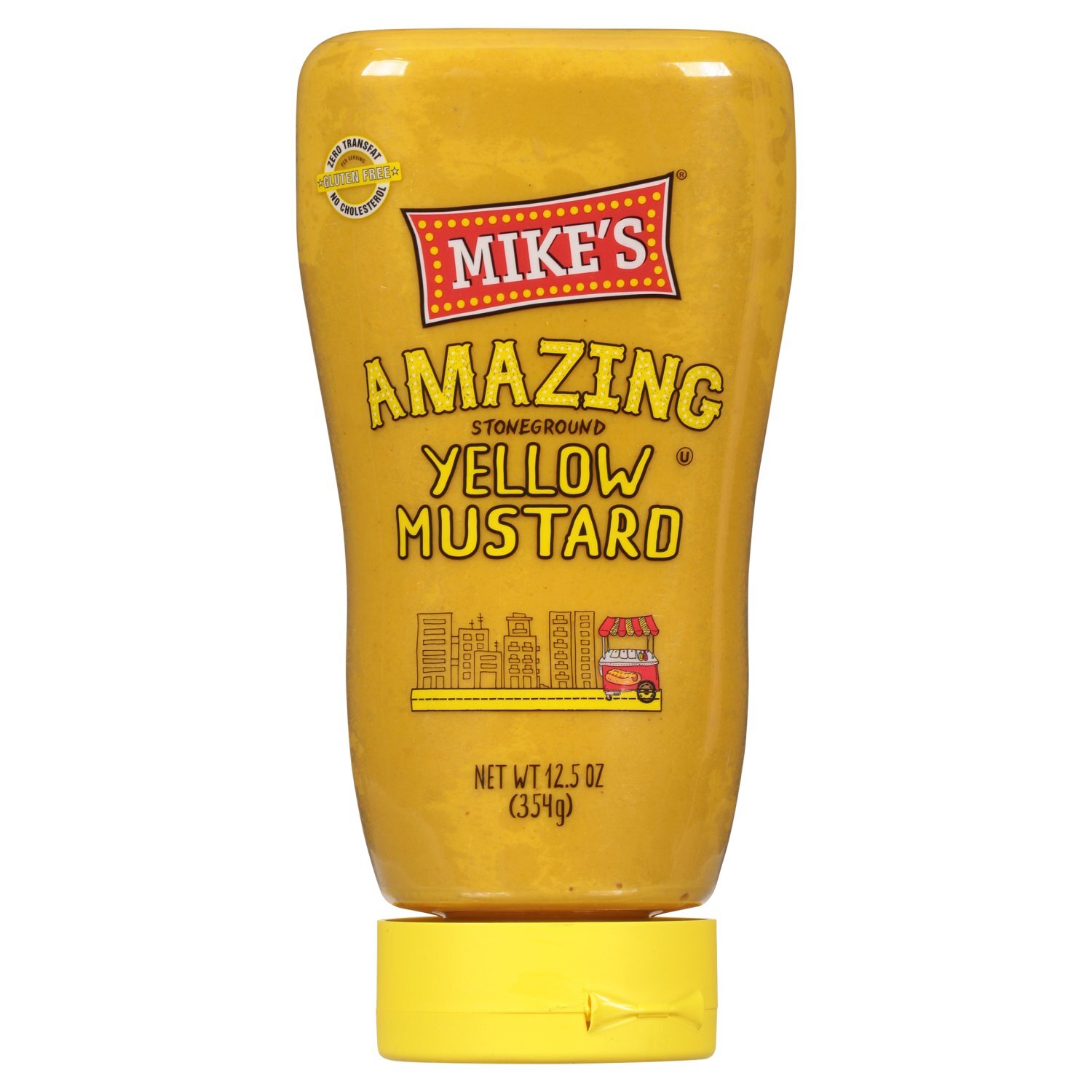 Mike's Amazing Stoneground Yellow Mustard, 12.5 oz Image 1 of 9