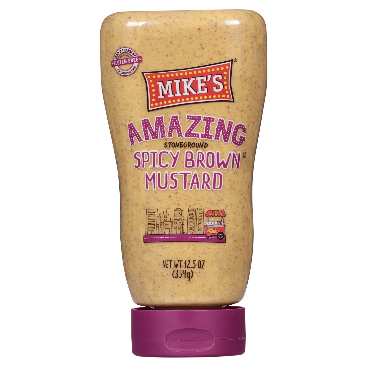 Mike's Amazing Stoneground Spicy Brown Mustard, 12.5 oz Image 1 of 9